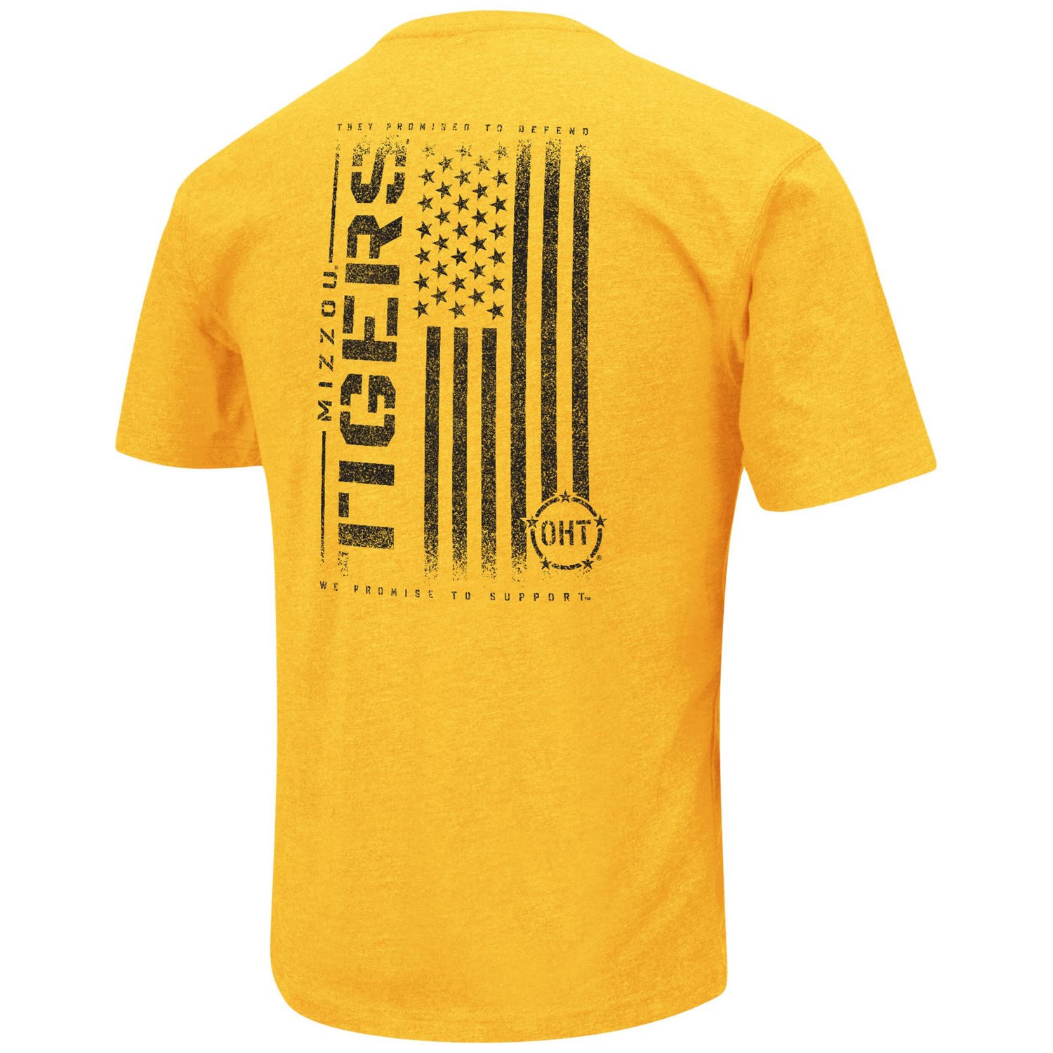 Colosseum Missouri Tigers OHT Military Appreciation Flag 20 T-Shirt - view number 3