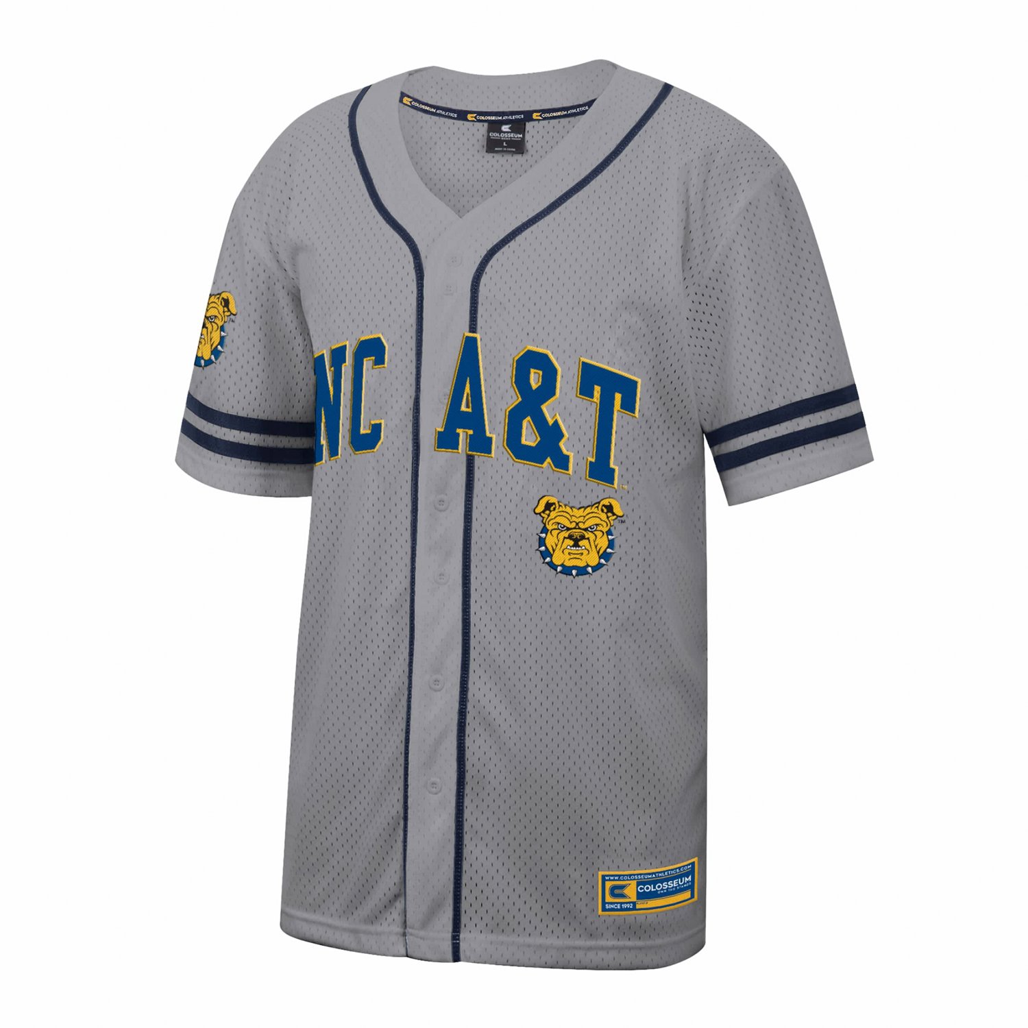 Colosseum North Carolina AT Aggies Free Spirited Baseball Jersey - view number 2