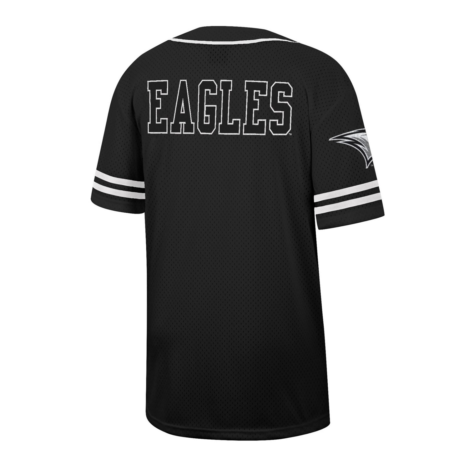 Colosseum North Carolina Central Eagles Free Spirited Mesh Button-Up Baseball Jersey - view number 3