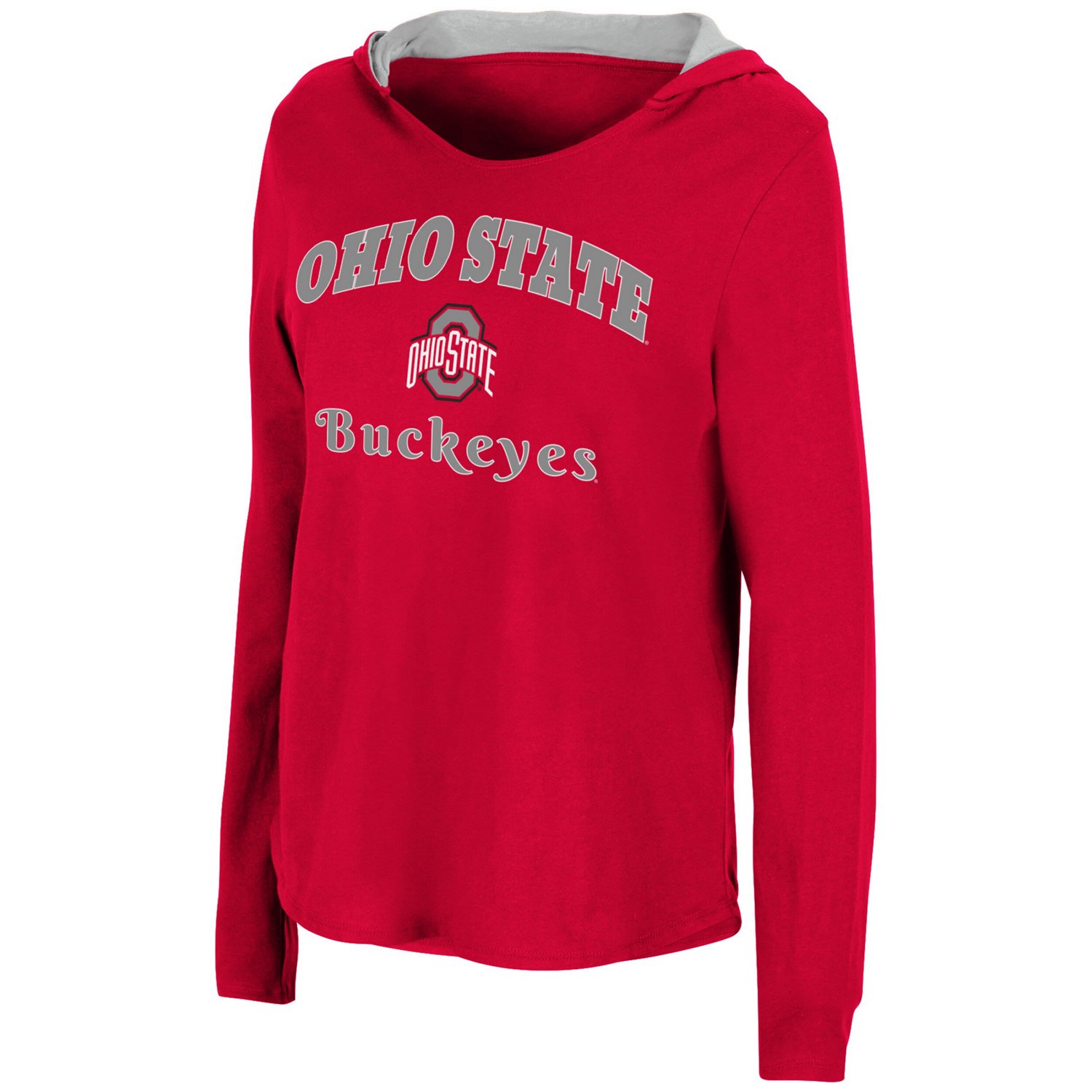 Colosseum Ohio State Buckeyes Catalina Hoodie Long Sleeve T-Shirt