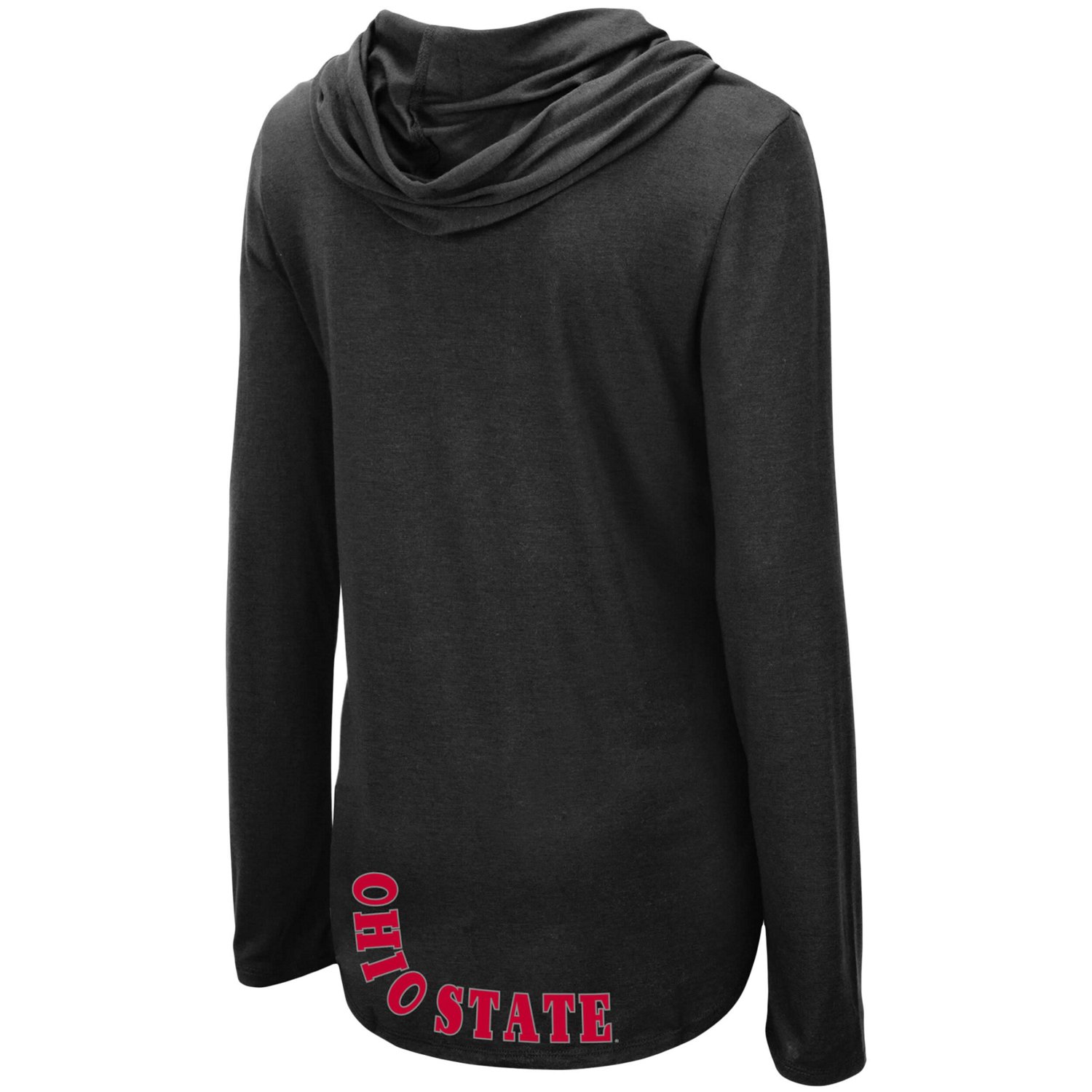 Colosseum Ohio State Buckeyes My Lover Lightweight Hooded Long Sleeve T-Shirt - view number 3