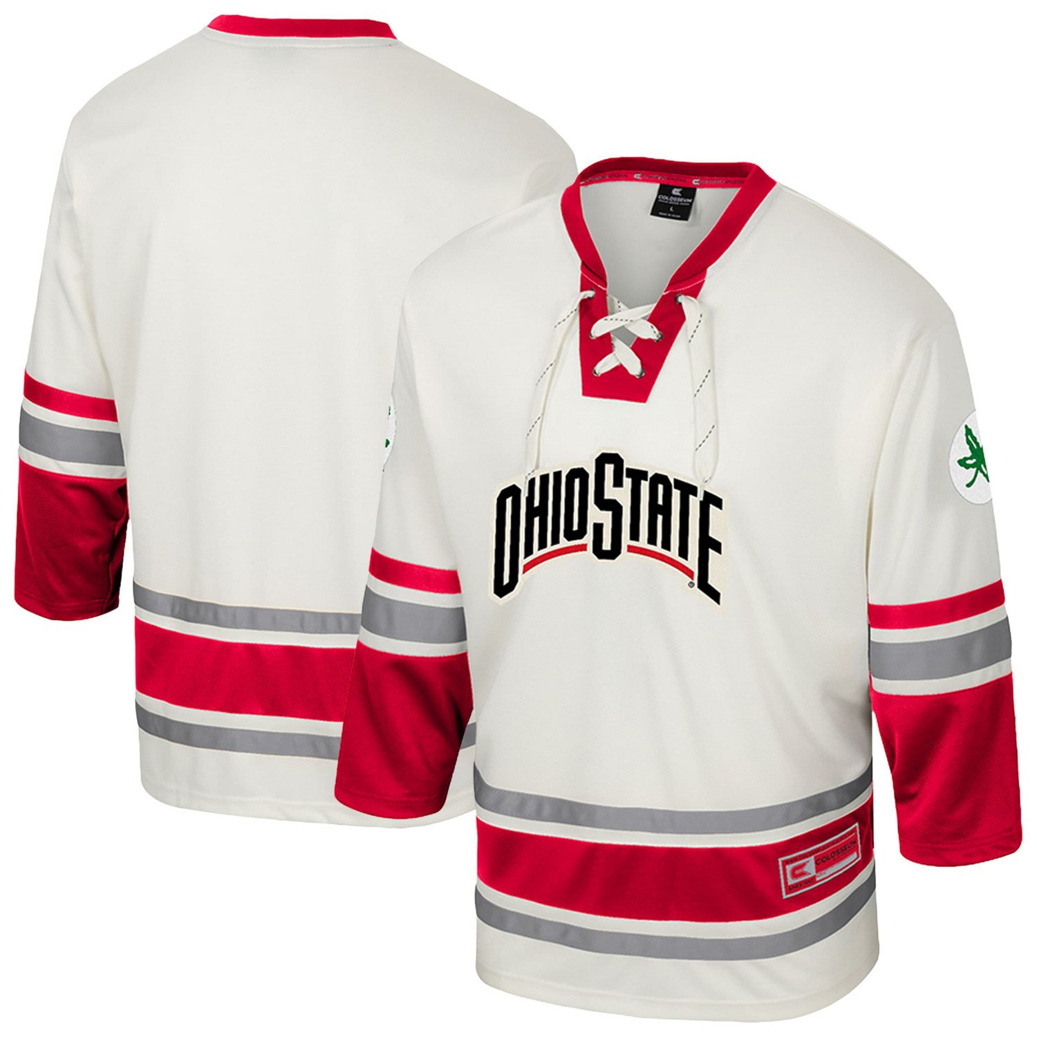 Colosseum Ohio State Buckeyes Puck Proud Fashion Hockey Jersey - view number 1