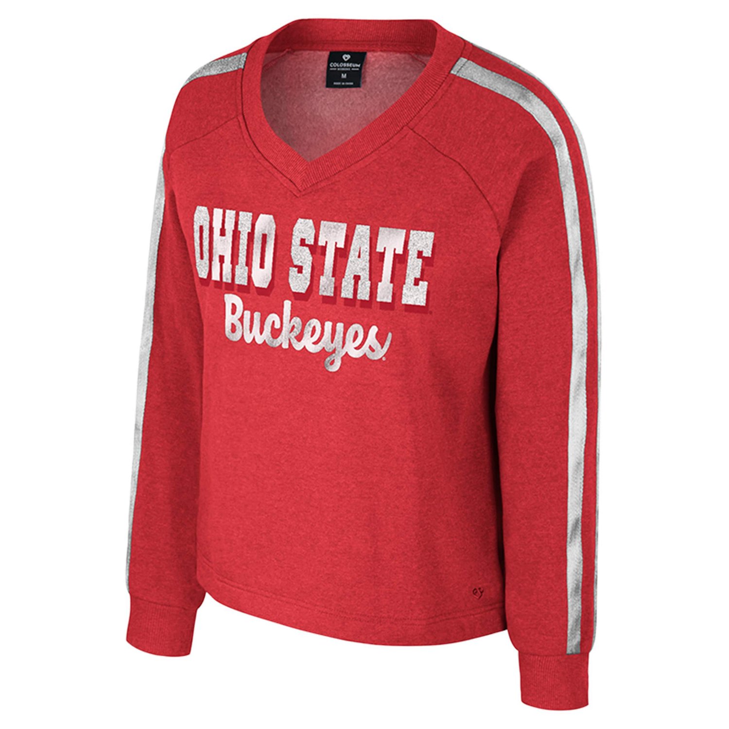 Colosseum Ohio State Buckeyes Treasures Long Sleeve V-Neck T-Shirt - view number 2