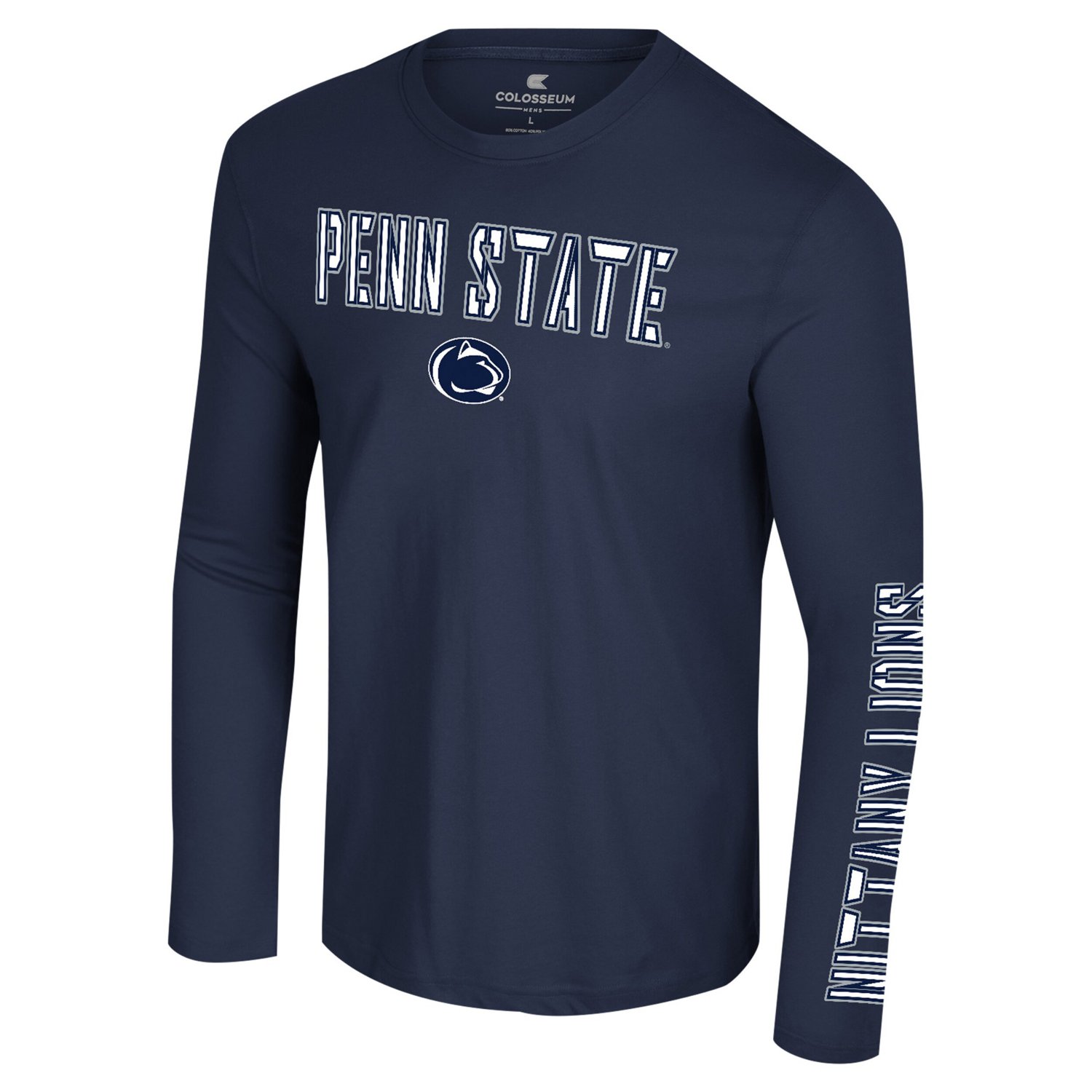 Colosseum Penn State Nittany Lions Color Pop Active Blend 2-Hit Long Sleeve T-Shirt                                              - view number 2