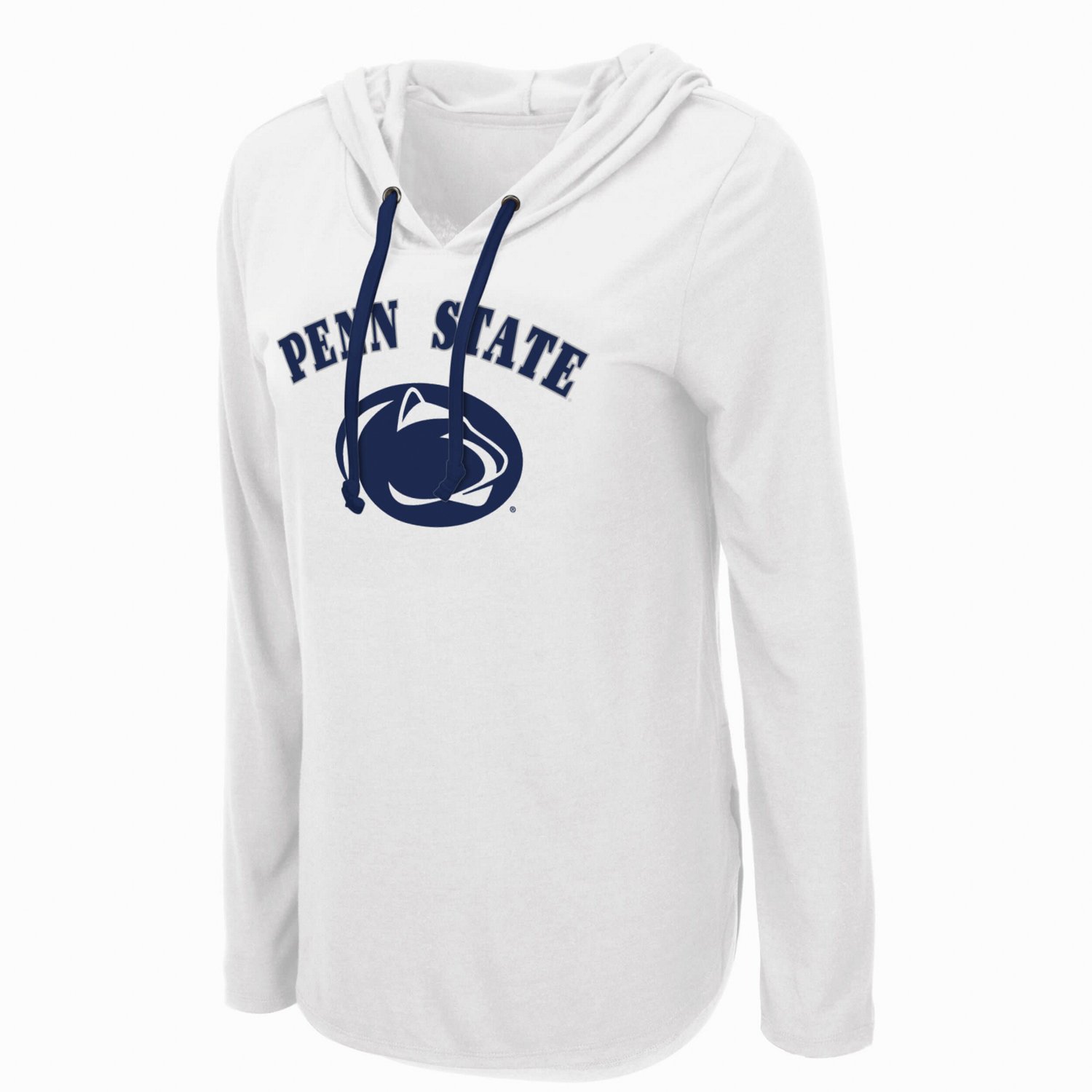 Colosseum Penn State Nittany Lions My Lover Lightweight Hooded Long Sleeve T-Shirt - view number 2