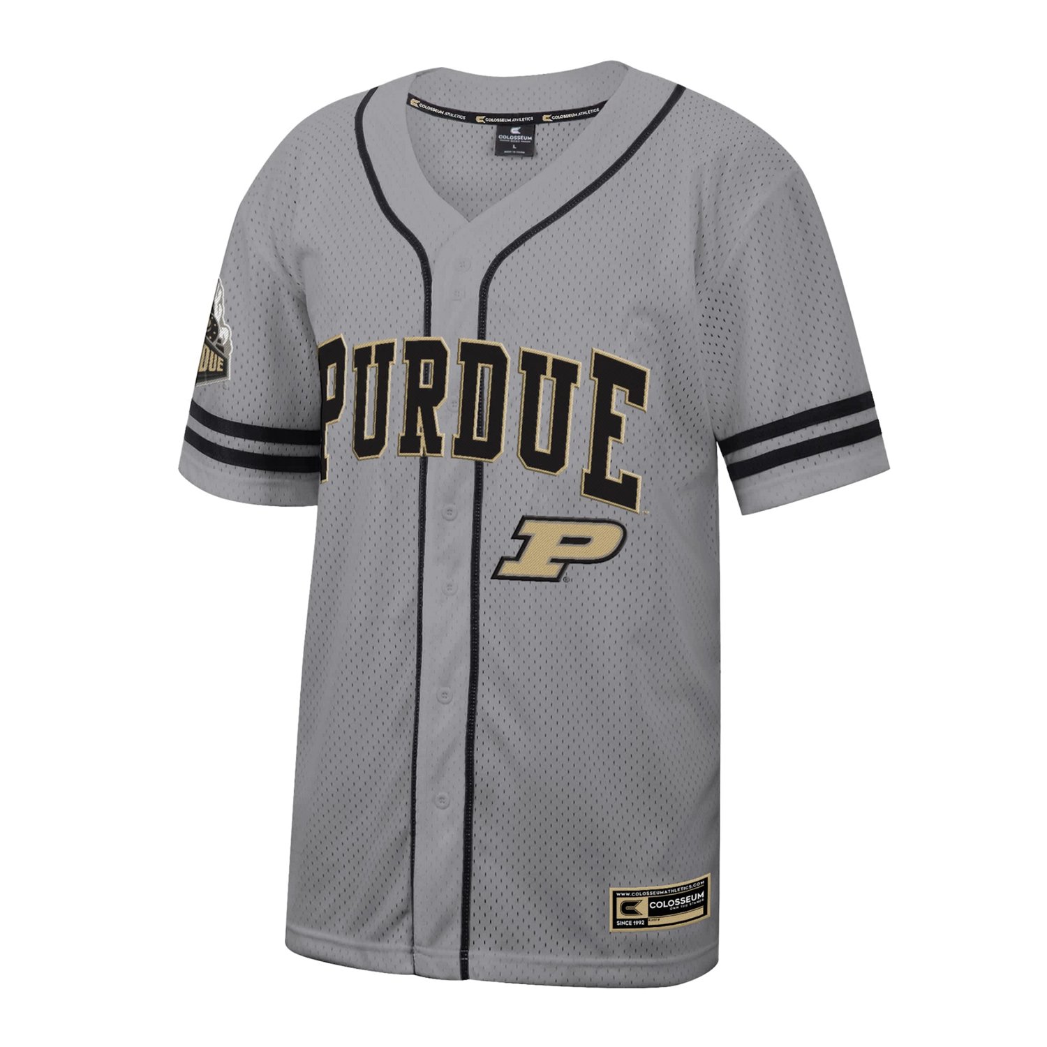 Colosseum Purdue Boilermakers Free Spirited Baseball Jersey - view number 2
