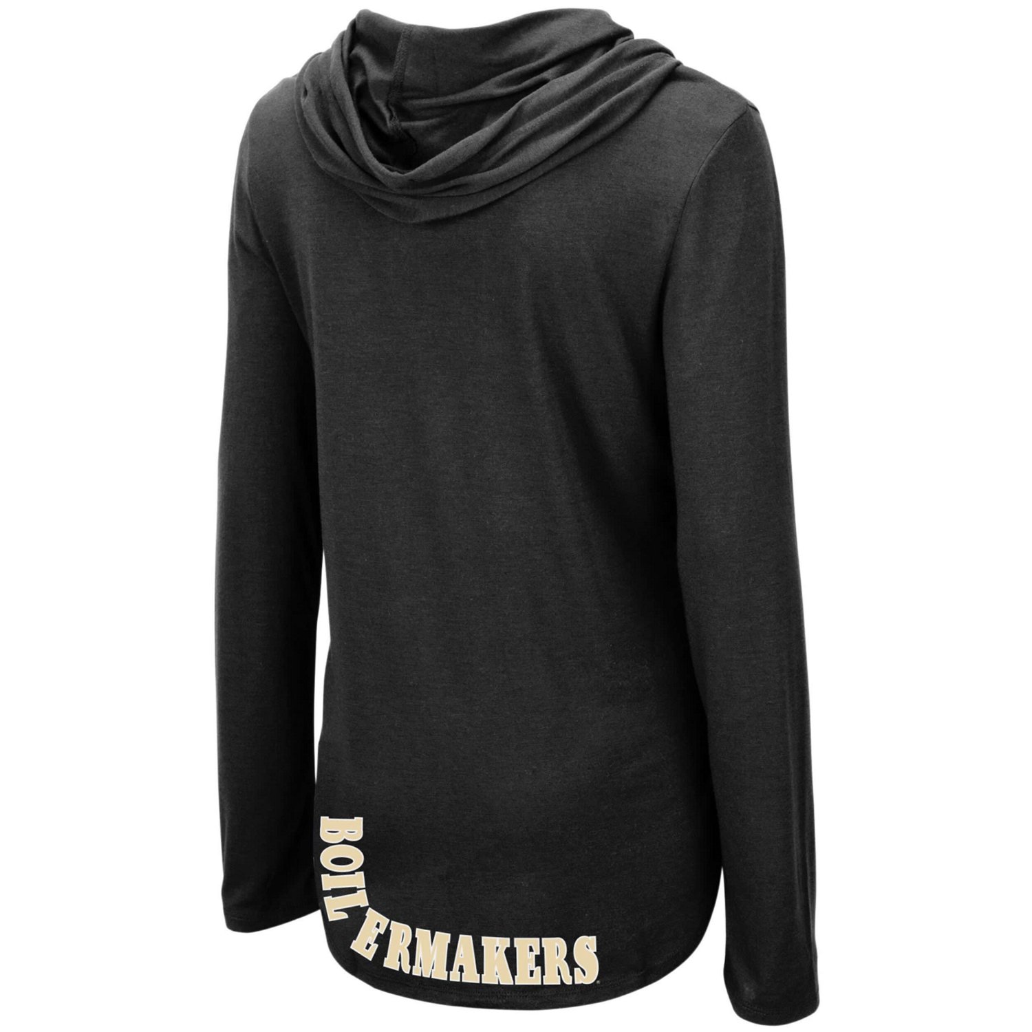 Colosseum Purdue Boilermakers My Lover Lightweight Hooded Long Sleeve T-Shirt