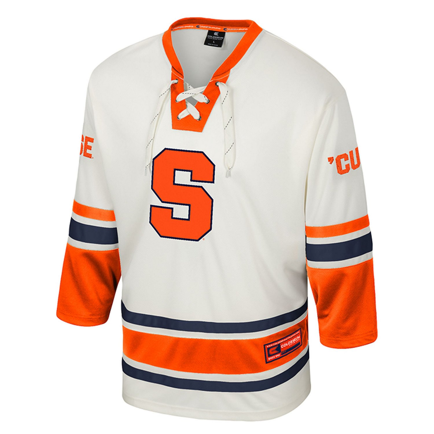 Colosseum Syracuse Orange Puck Proud Fashion Hockey Jersey - view number 2