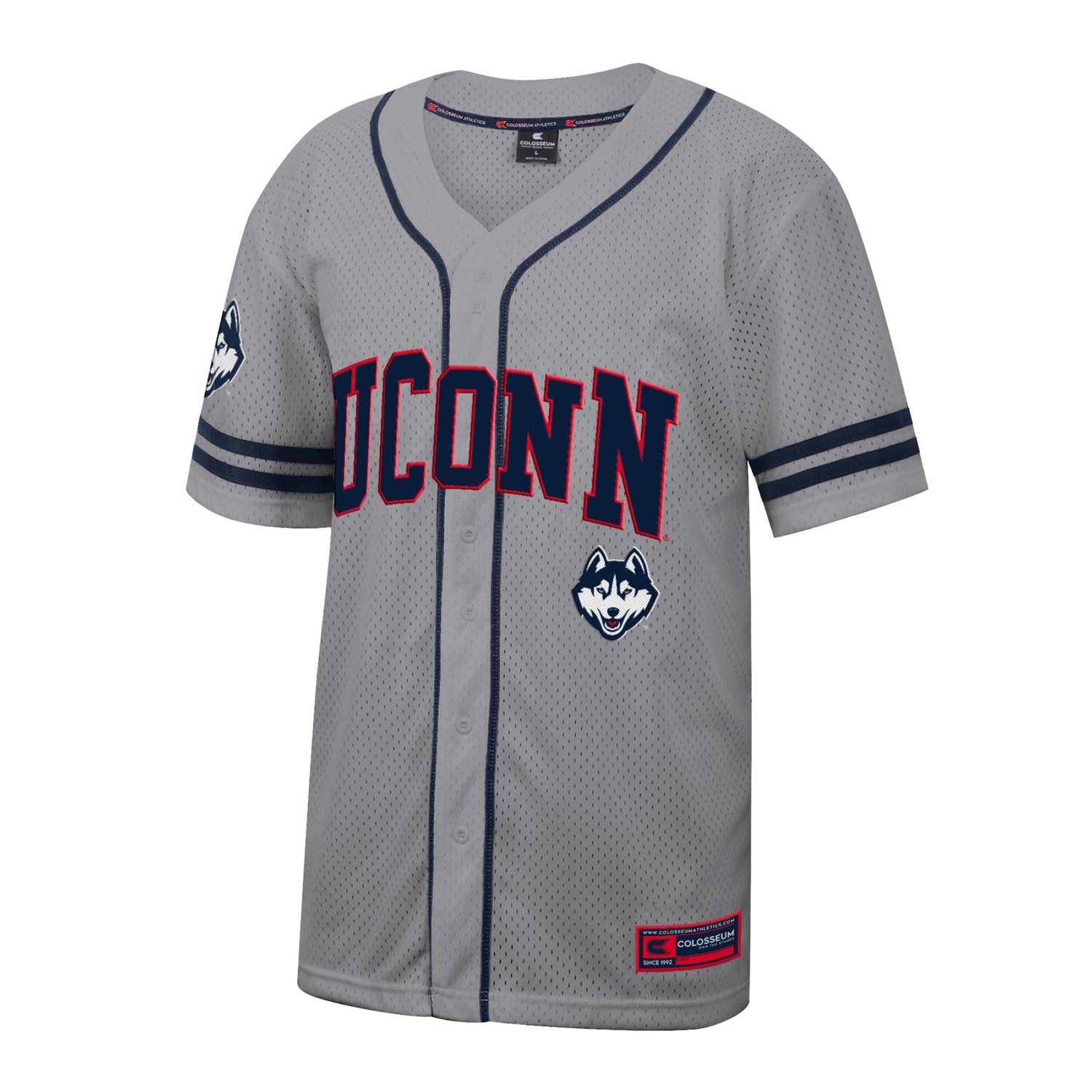 Colosseum UConn Huskies Free Spirited Baseball Jersey - view number 2