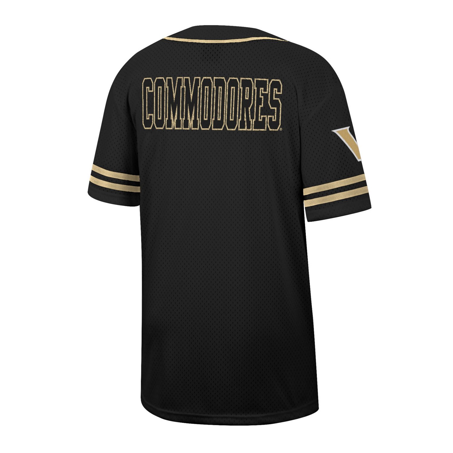 Colosseum Vanderbilt Commodores Free Spirited Mesh Button-Up Baseball Jersey