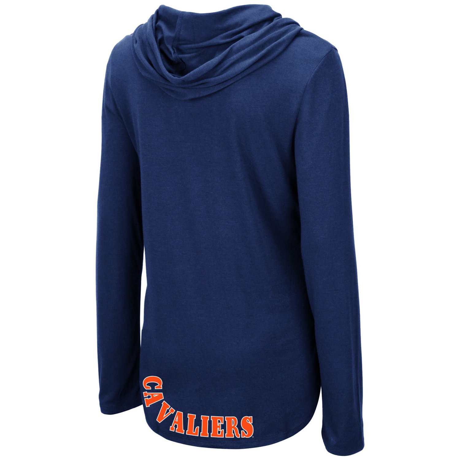 Colosseum Virginia Cavaliers My Lover Lightweight Hooded Long Sleeve T-Shirt - view number 3