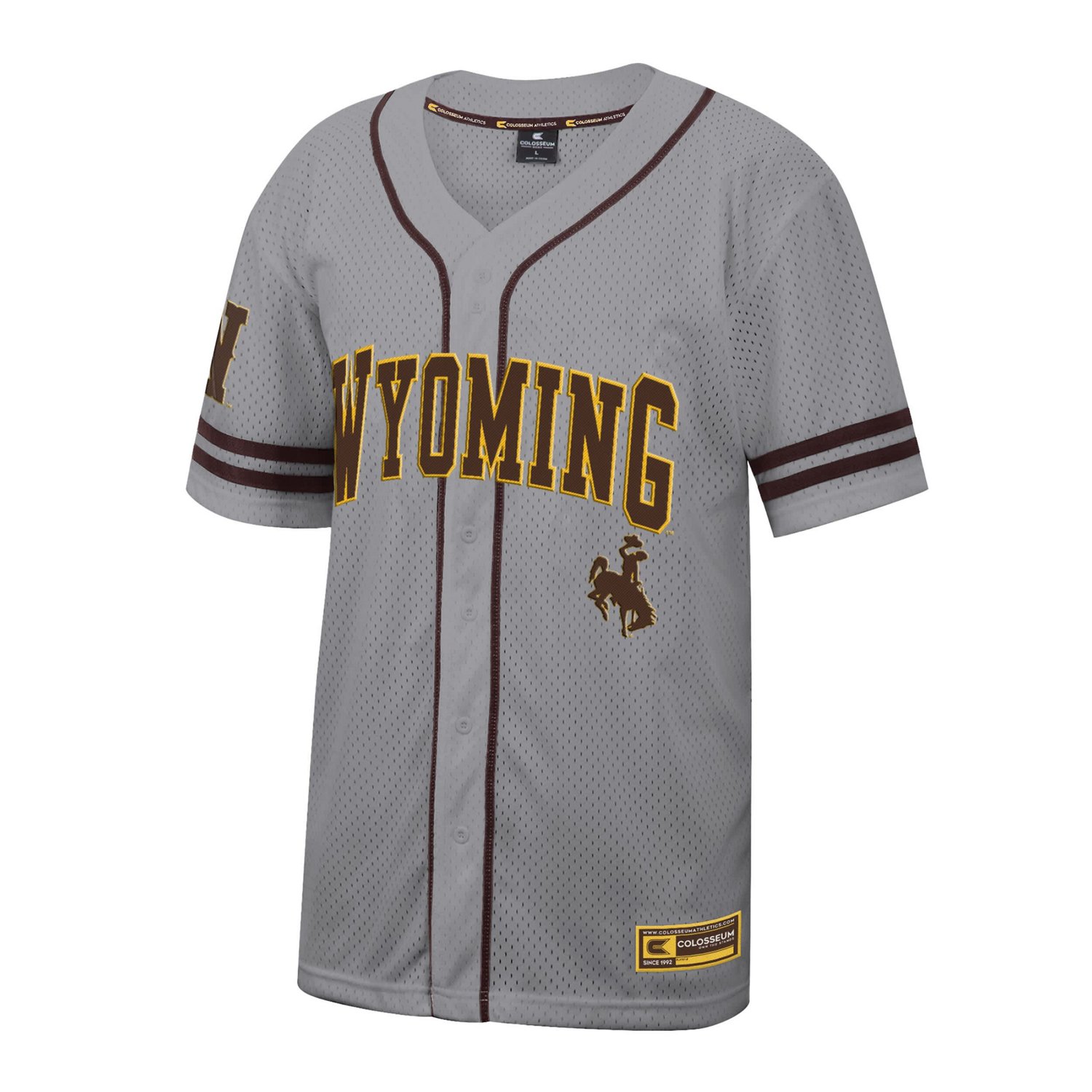 Colosseum Wyoming Cowboys Free Spirited Baseball Jersey - view number 2