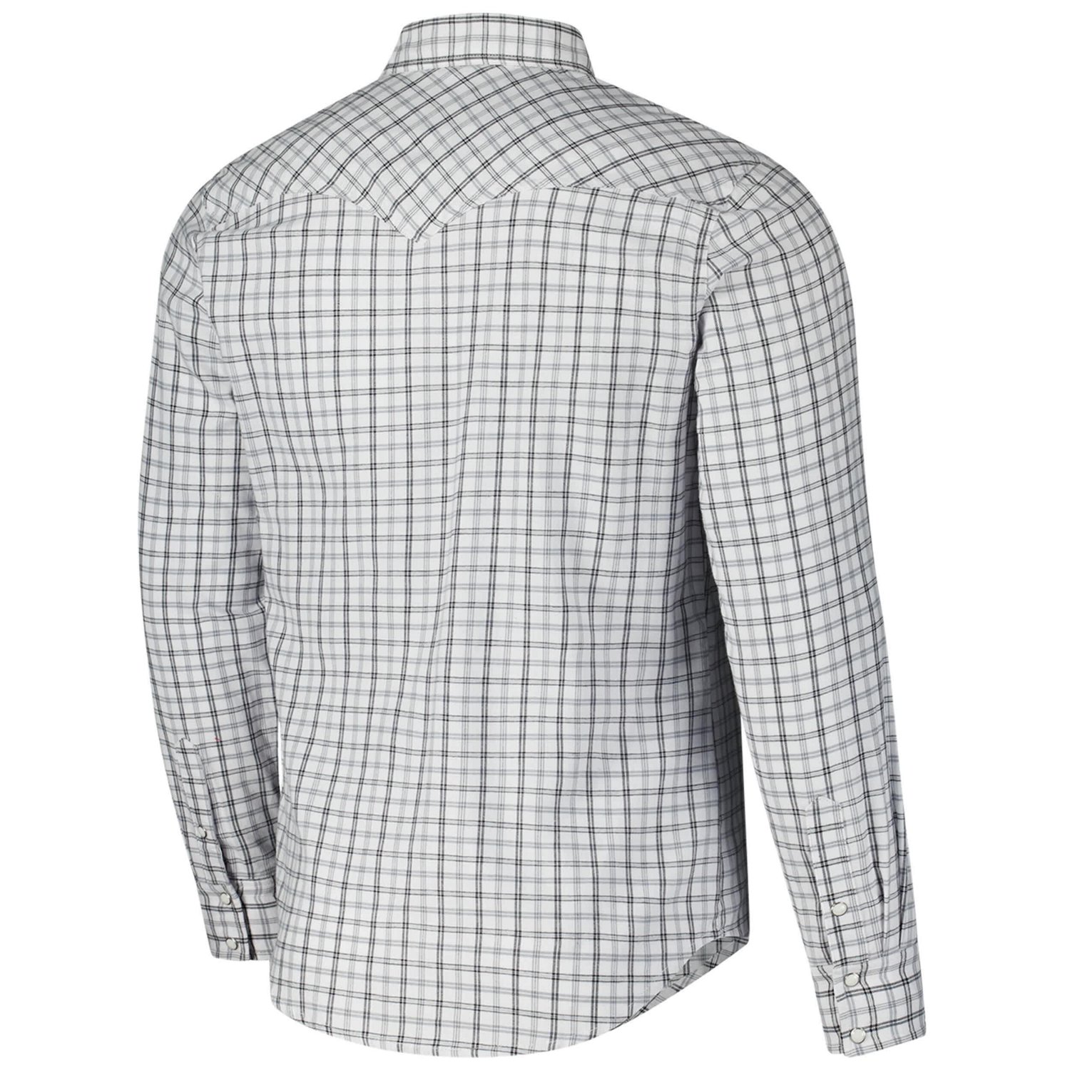 Colosseum x Wrangler Michigan State Spartans Plaid Window Pane Long Sleeve Full-Snap Shirt - view number 3