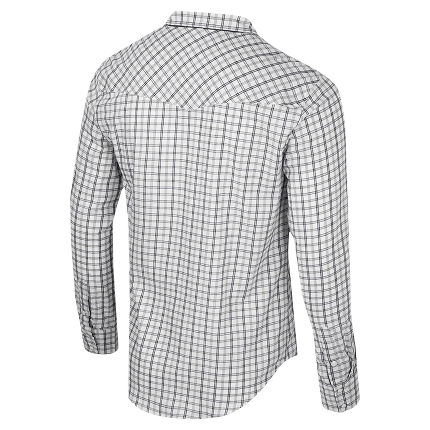 Colosseum x Wrangler Texas AM Aggies Plaid Window Pane Long Sleeve Full-Snap Shirt - view number 3