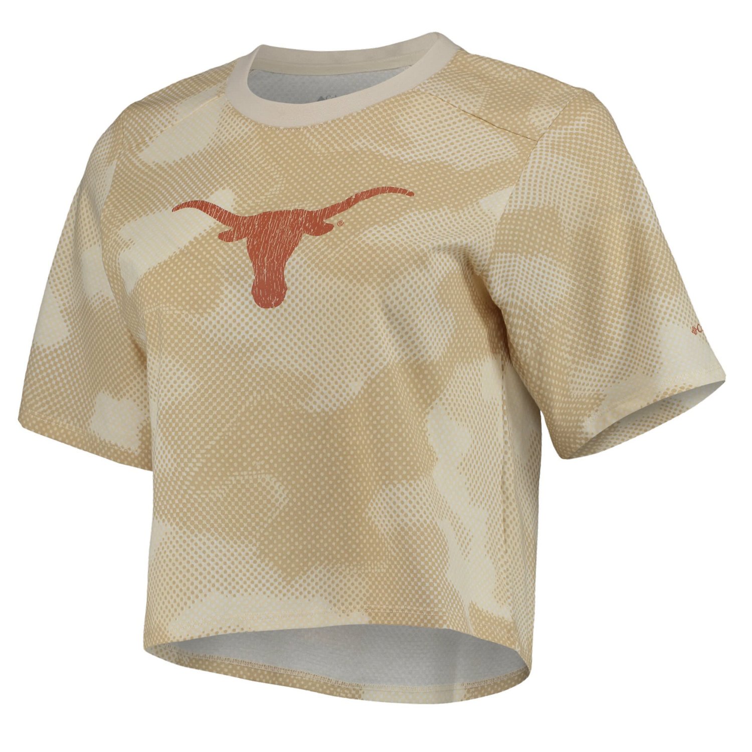 Columbia /Tan Texas Longhorns Park Camo Boxy T-Shirt - view number 2