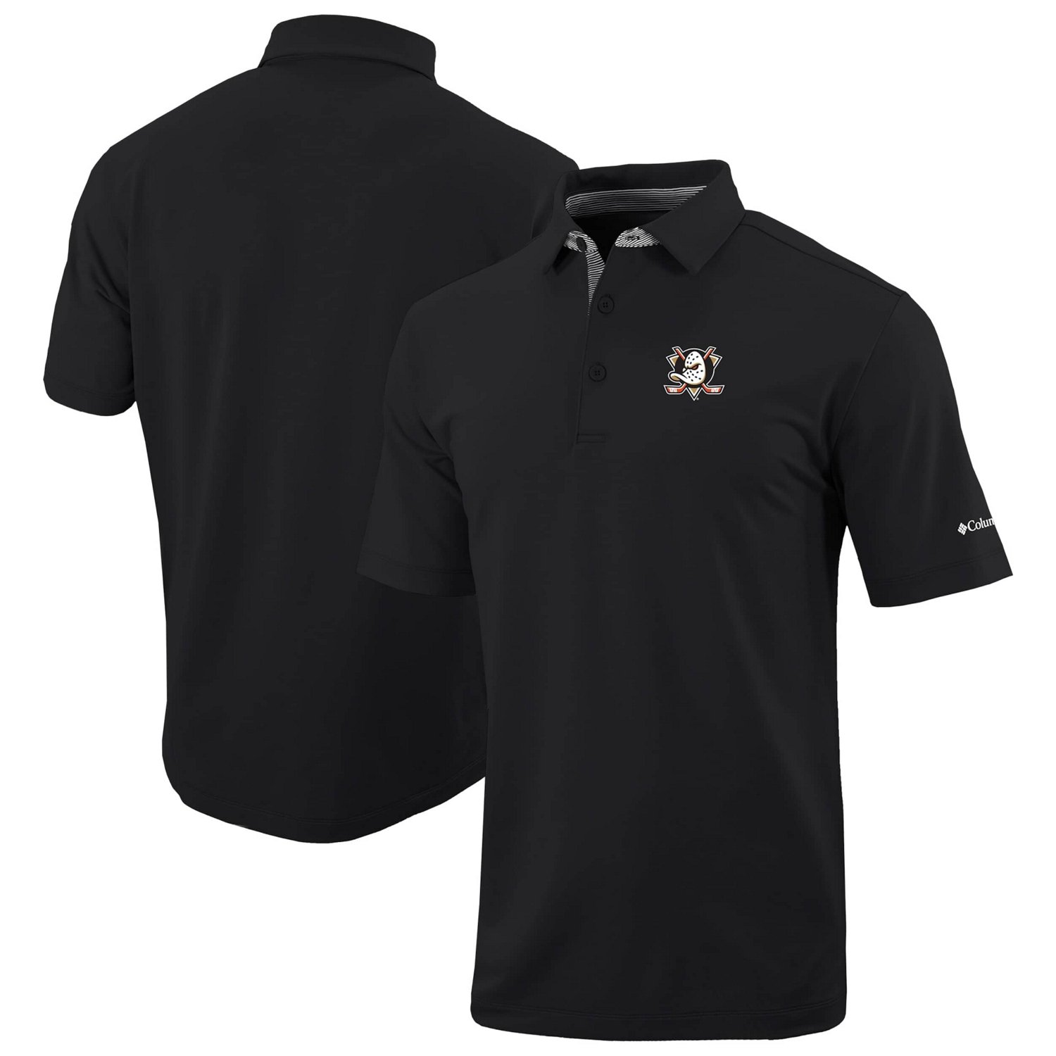 Columbia Anaheim Ducks Even Lie Omni-Wick Polo