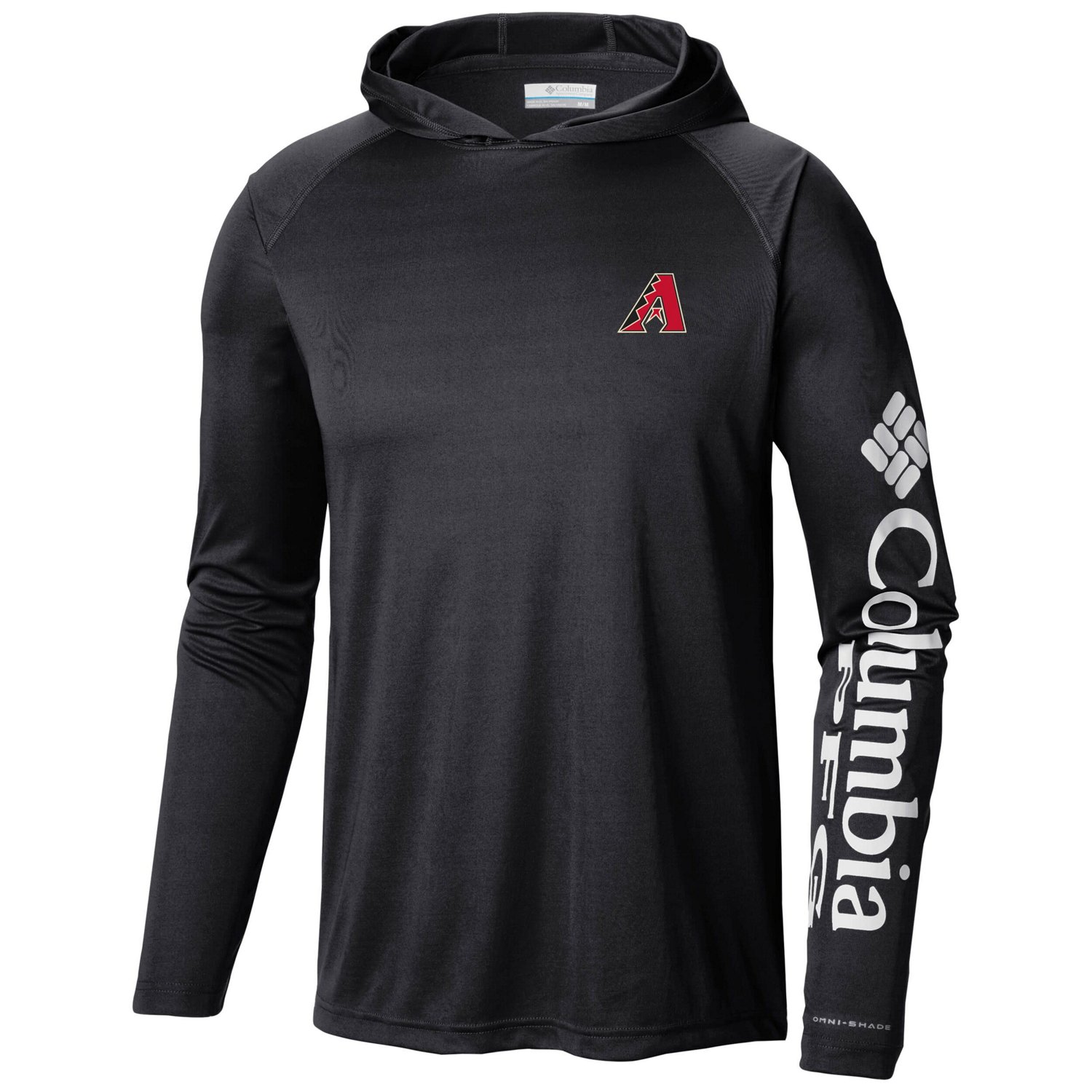 Columbia Arizona Diamondbacks Terminal Tackle Long Sleeve Hoodie T-Shirt - view number 2