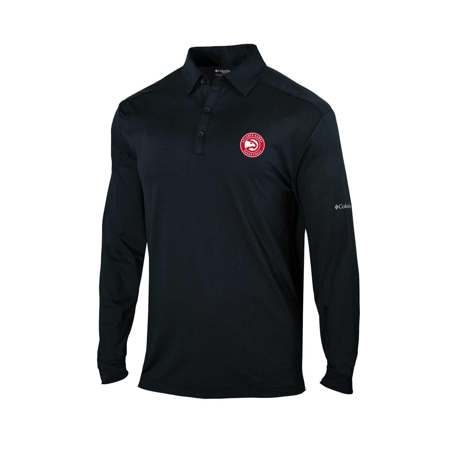 Columbia Atlanta Hawks Omni-Wick Pin High Long Sleeve Polo - view number 2