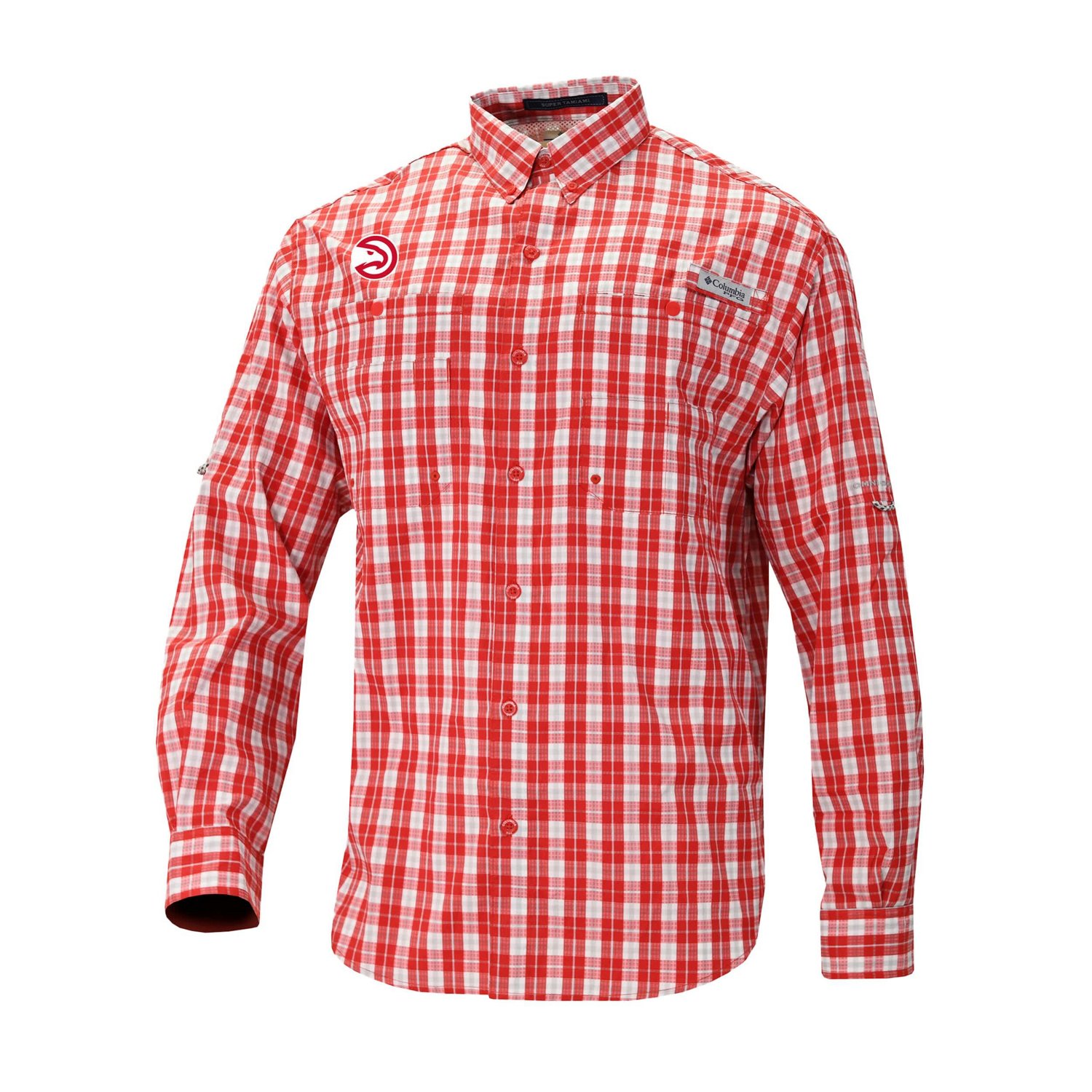 Columbia Atlanta Hawks Super Tamiami Long Sleeve Button-Up - view number 2