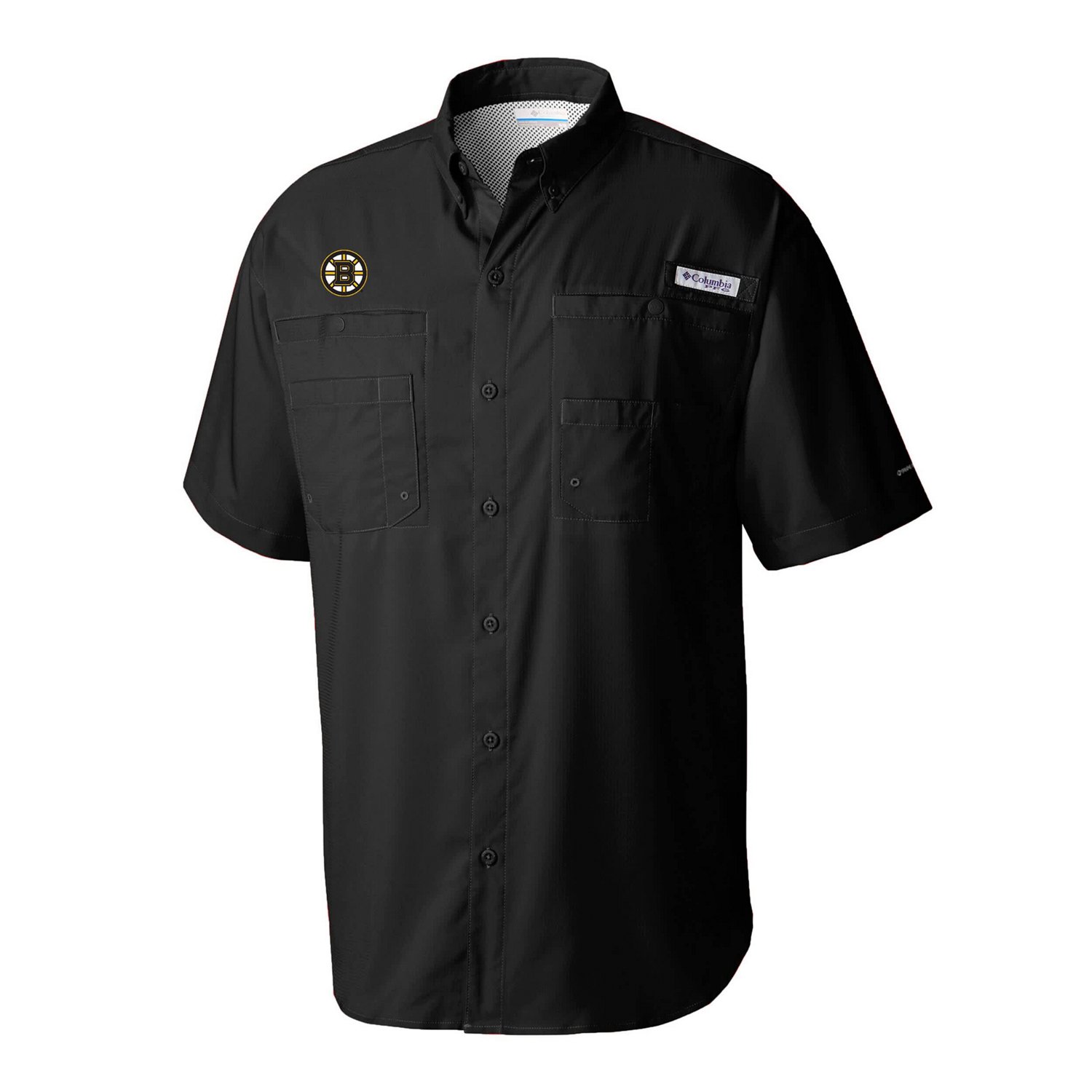 Columbia Boston Bruins Tamiami Short Sleeve Omni-Wick Button-Down Shirt                                                          - view number 2