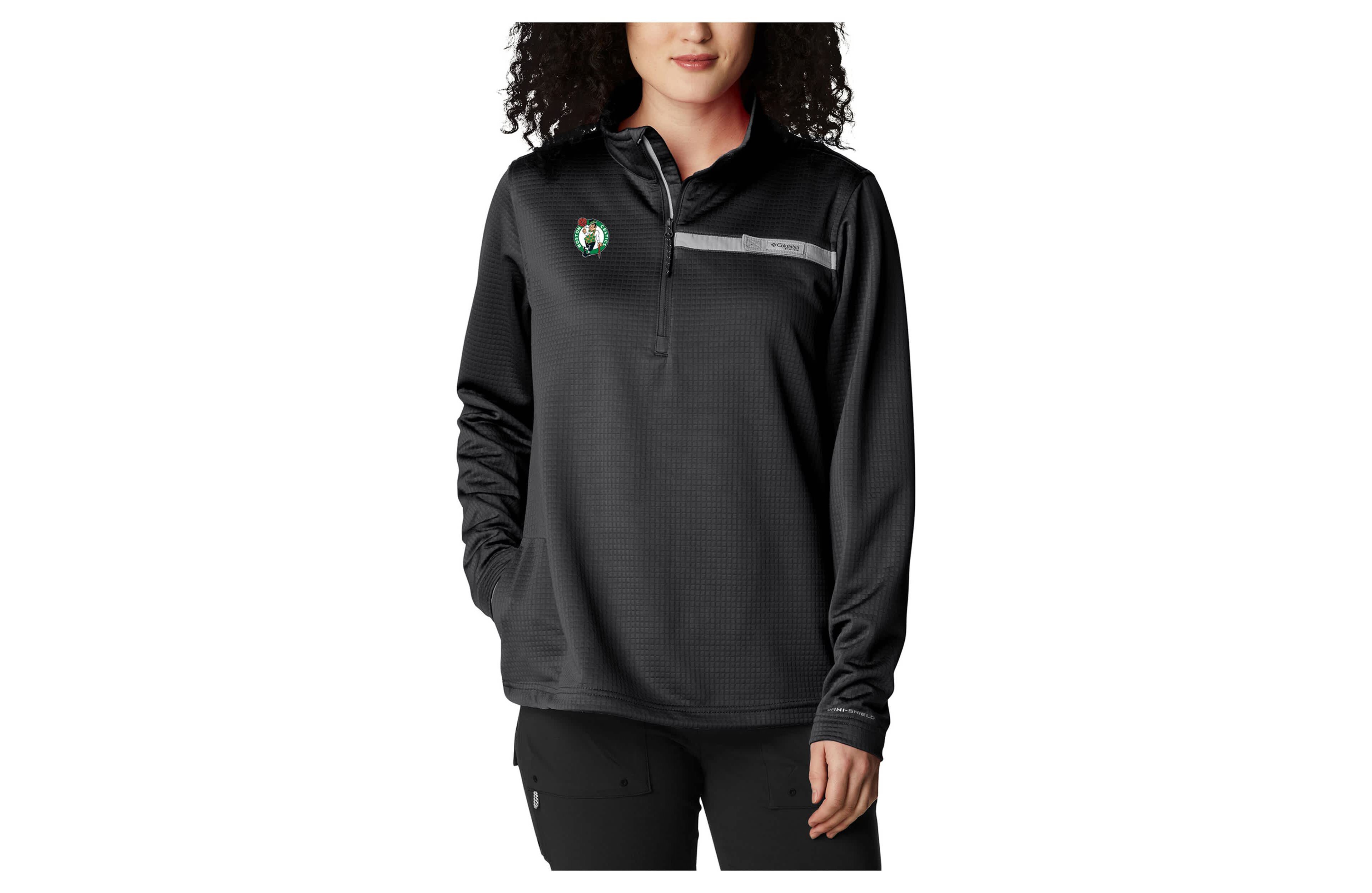 Columbia Boston Celtics Skiff Guide Fleece Pullover Top