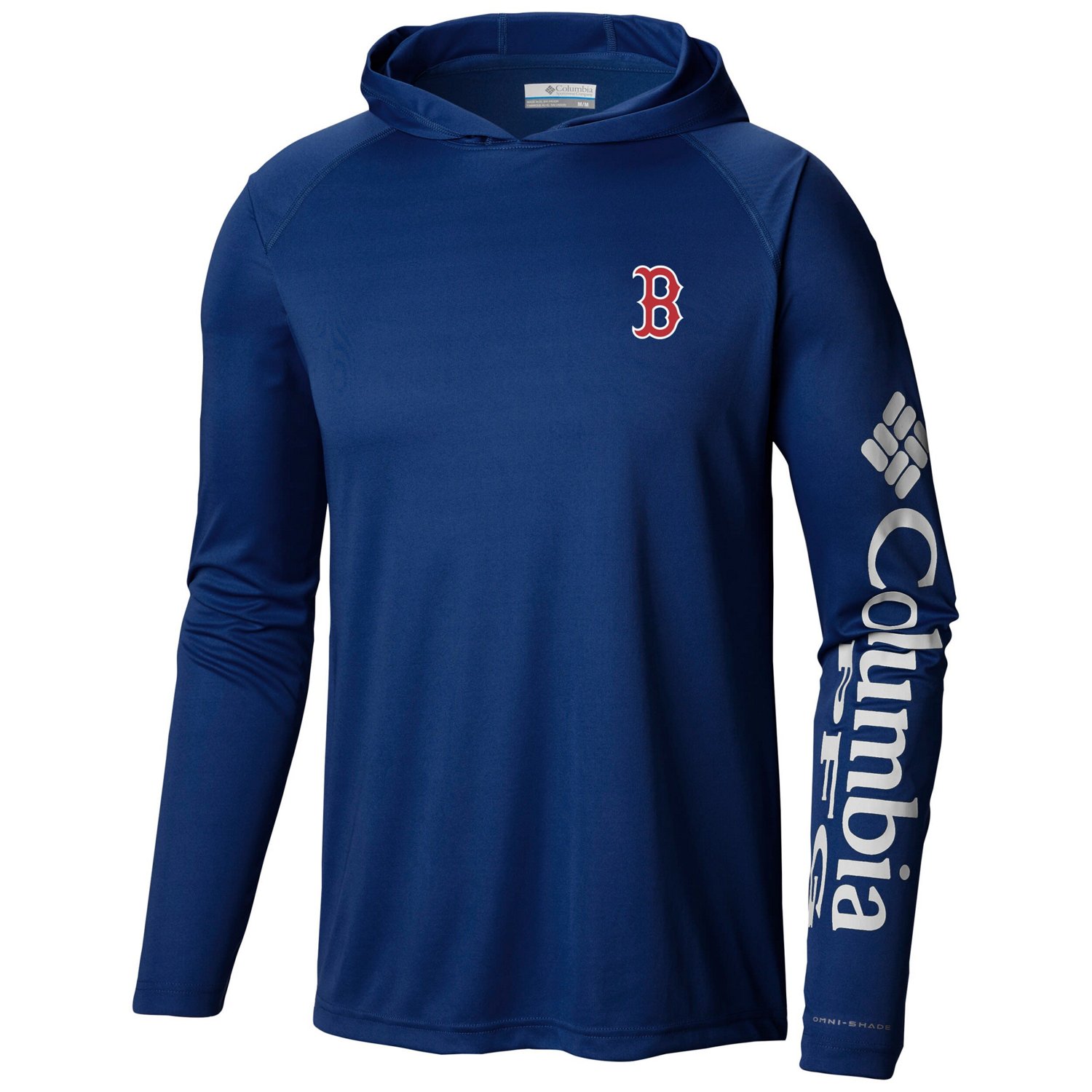 Columbia Boston Red Sox Terminal Tackle Long Sleeve Hoodie T-Shirt - view number 2