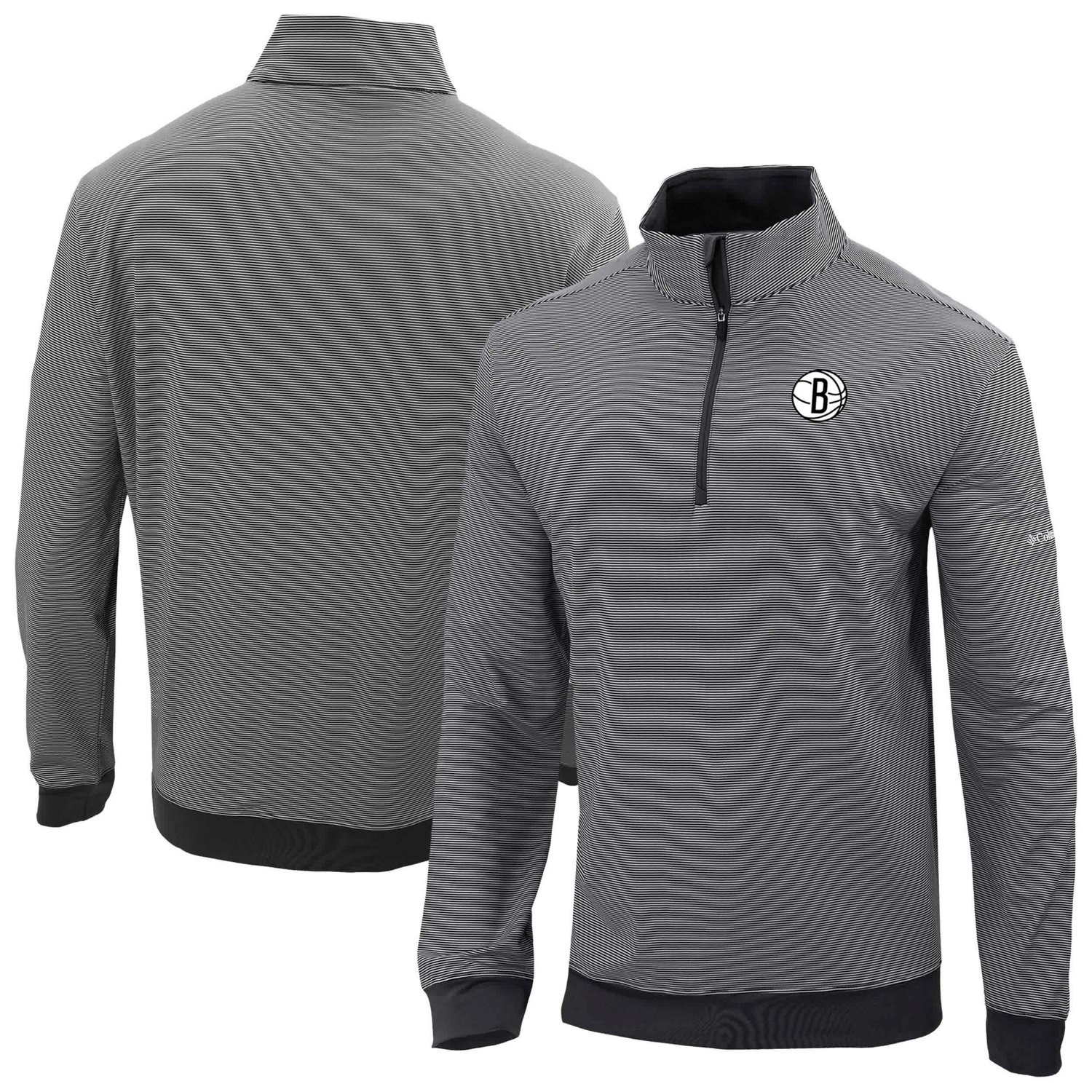 Columbia Brooklyn Nets Omni-Wick Even Lie Quarter-Zip Pullover