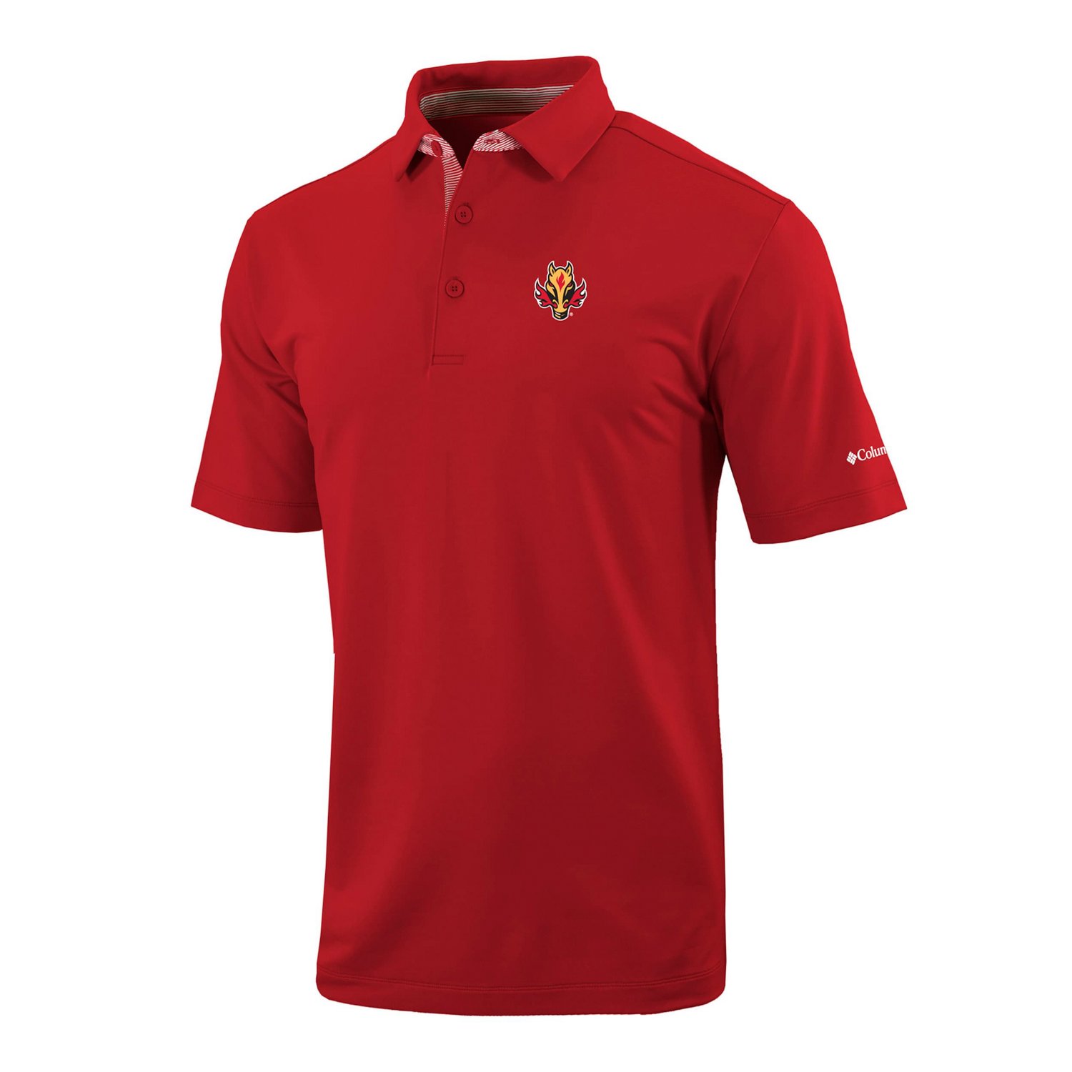 Columbia Calgary Flames Even Lie Omni-Wick Polo - view number 2