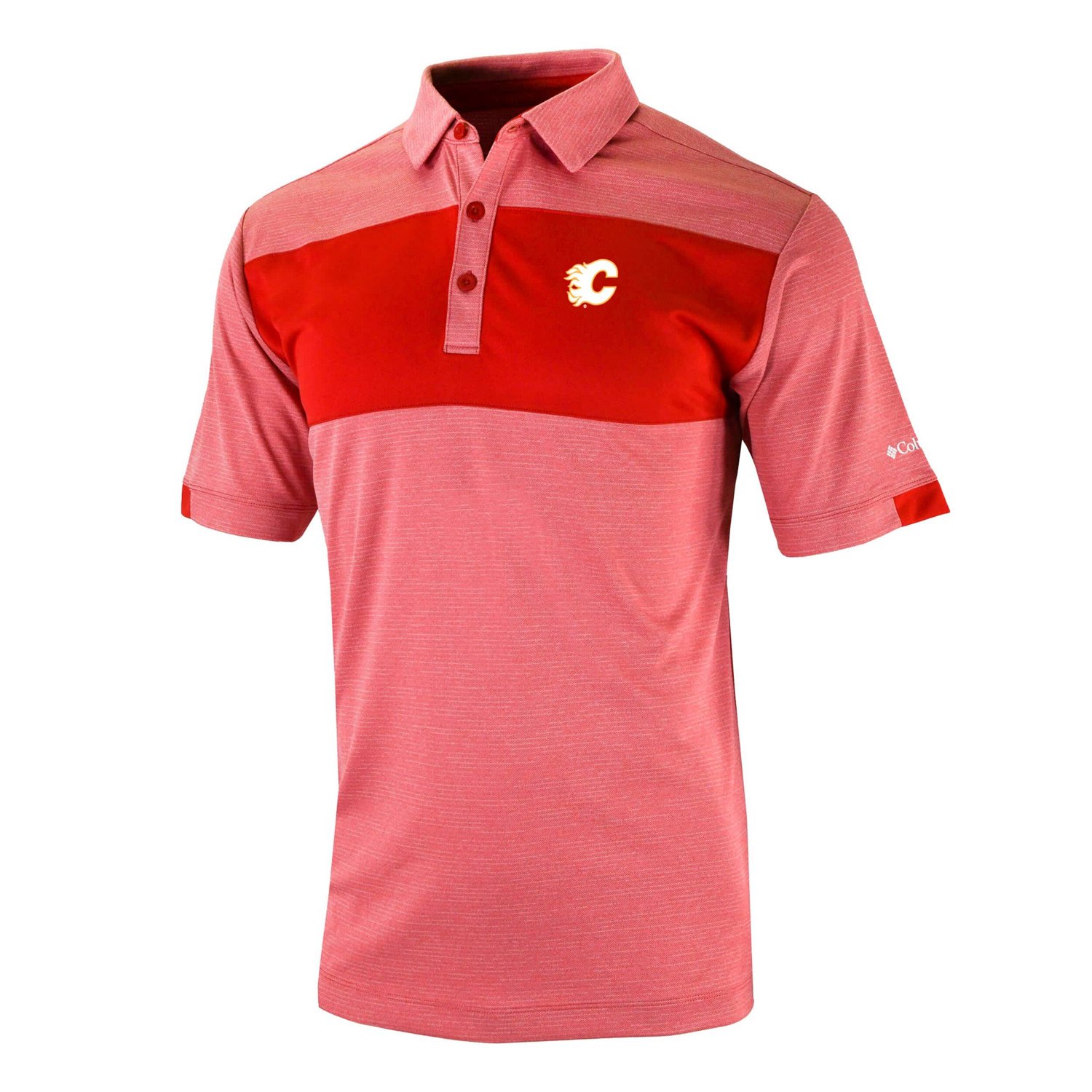 Columbia Calgary Flames Omni-Wick Total Control Polo                                                                             - view number 2