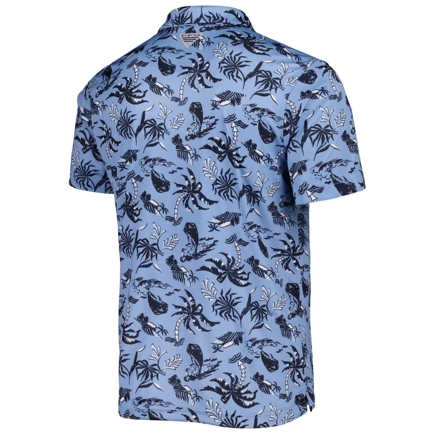 Columbia Carolina North Carolina Tar Heels Super Terminal Tackle Omni-Shade Polo - view number 3