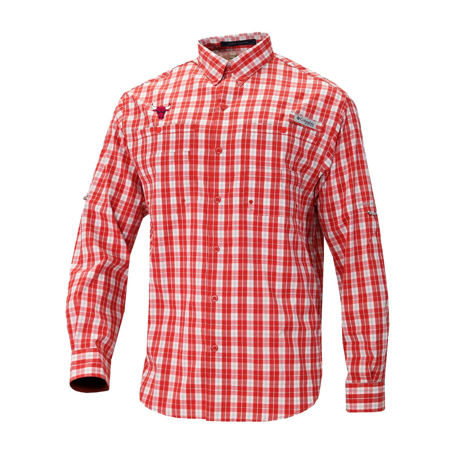 Columbia Chicago Bulls Super Tamiami Long Sleeve Button-Up