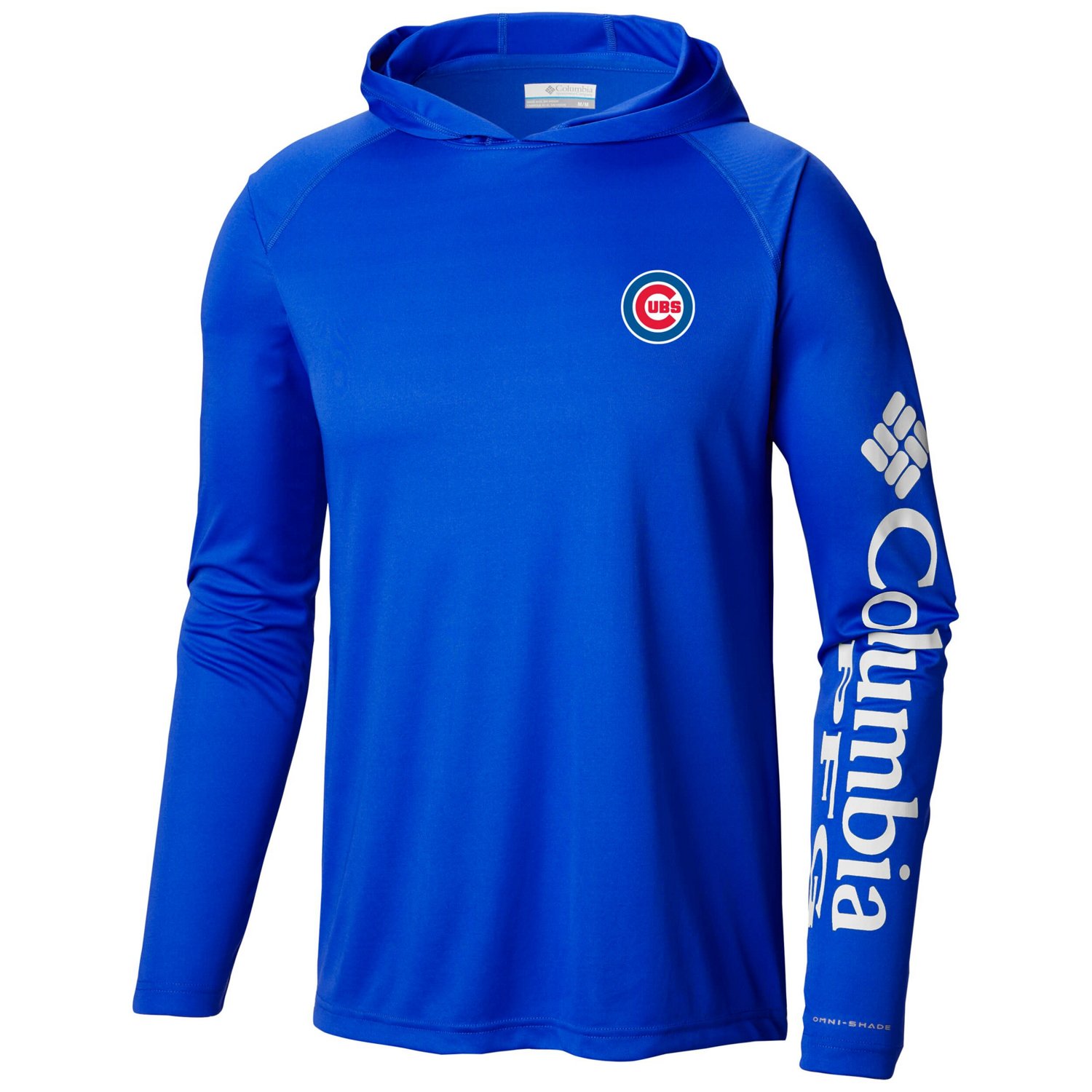 Columbia Chicago Cubs Terminal Tackle Long Sleeve Hoodie T-Shirt - view number 2