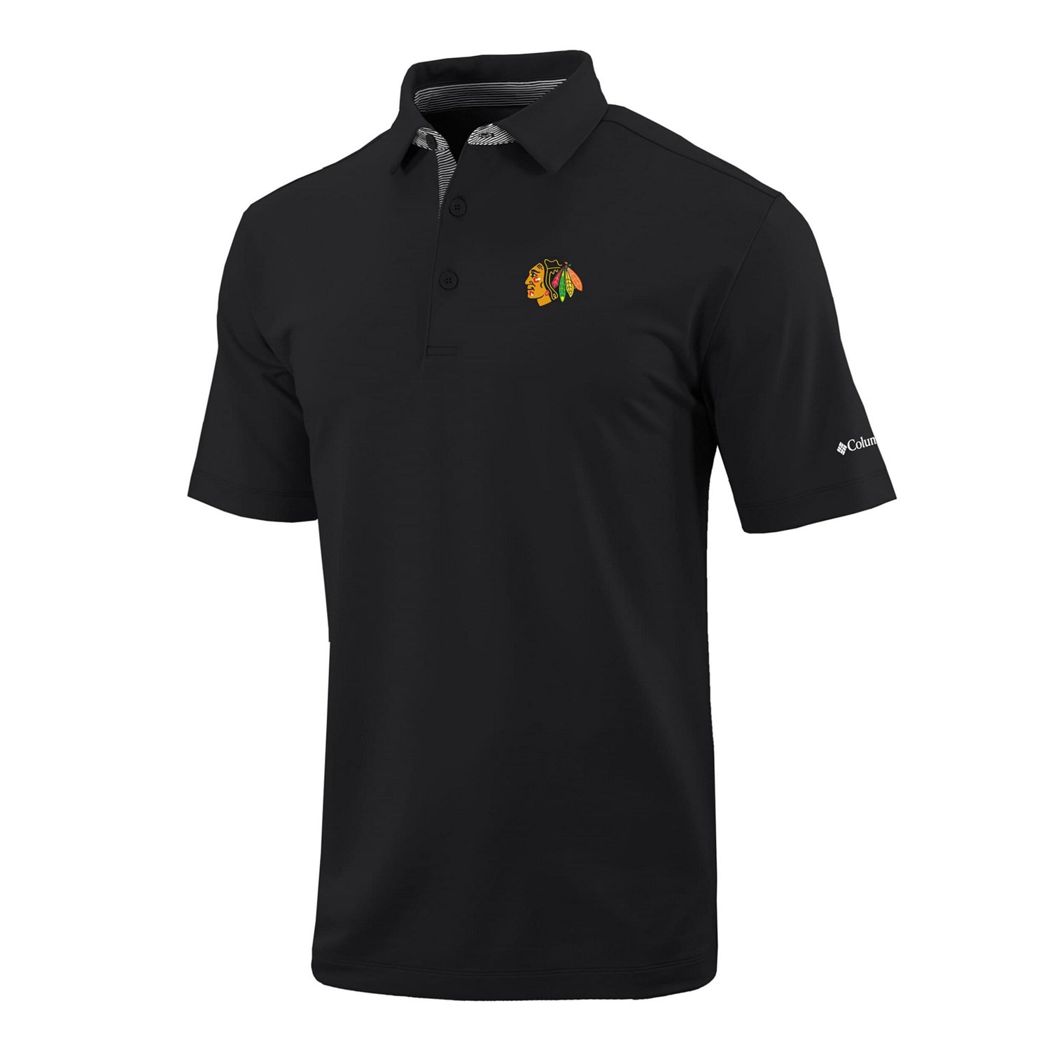 Columbia Chicago hawks Even Lie Omni-Wick Polo                                                                                   - view number 2