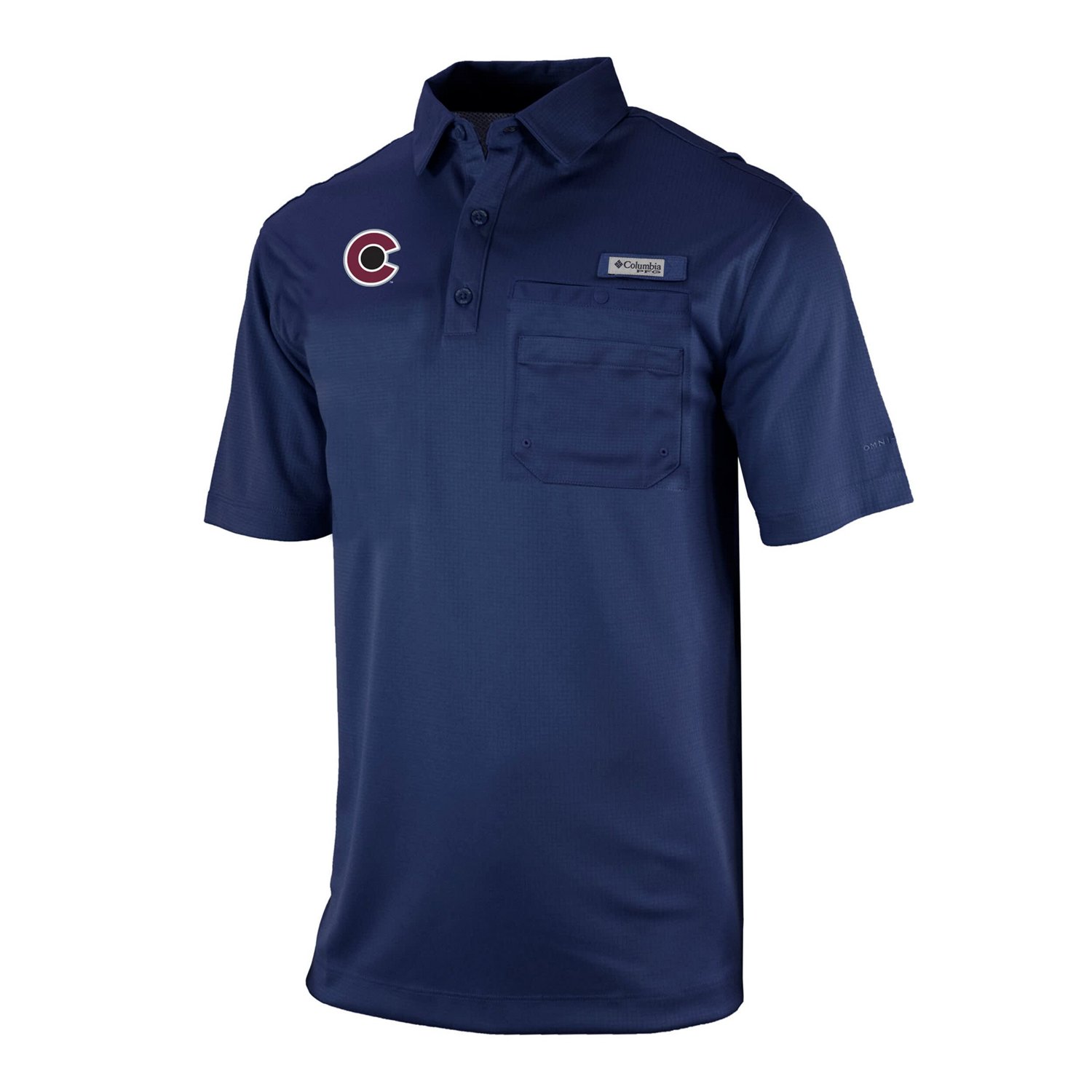 Columbia Colorado Avalanche Flycaster Omni-Wick Pocket Polo - view number 2