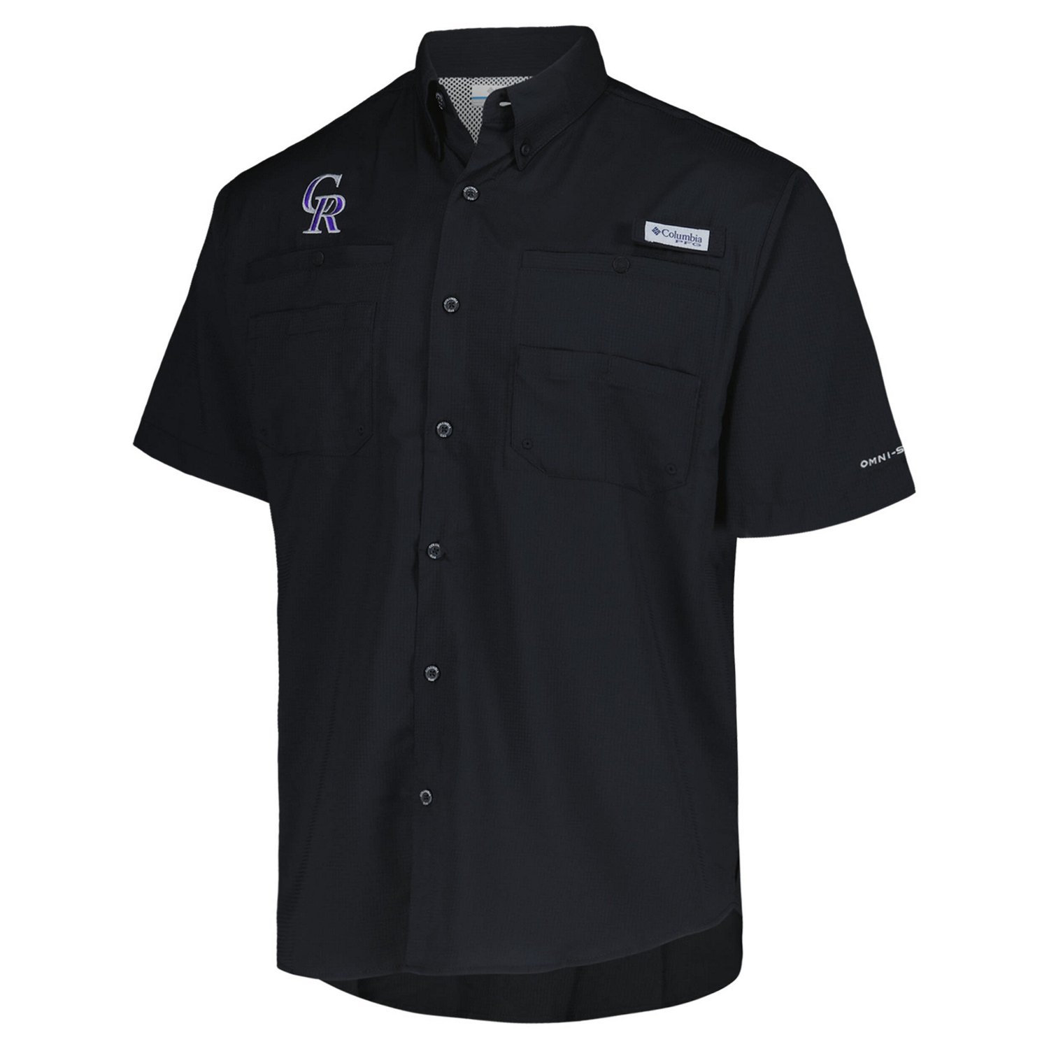 Columbia Colorado Rockies Tamiami Omni-Shade Button-Down Shirt                                                                   - view number 2