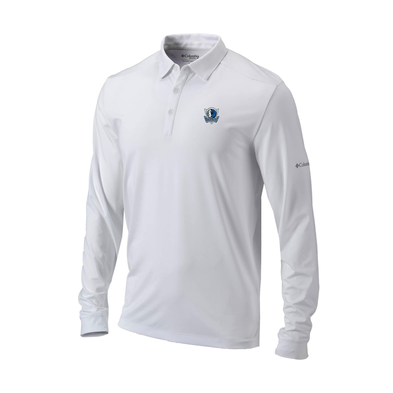 Columbia Dallas Mavericks Omni-Wick Pin High Long Sleeve Polo                                                                    - view number 2
