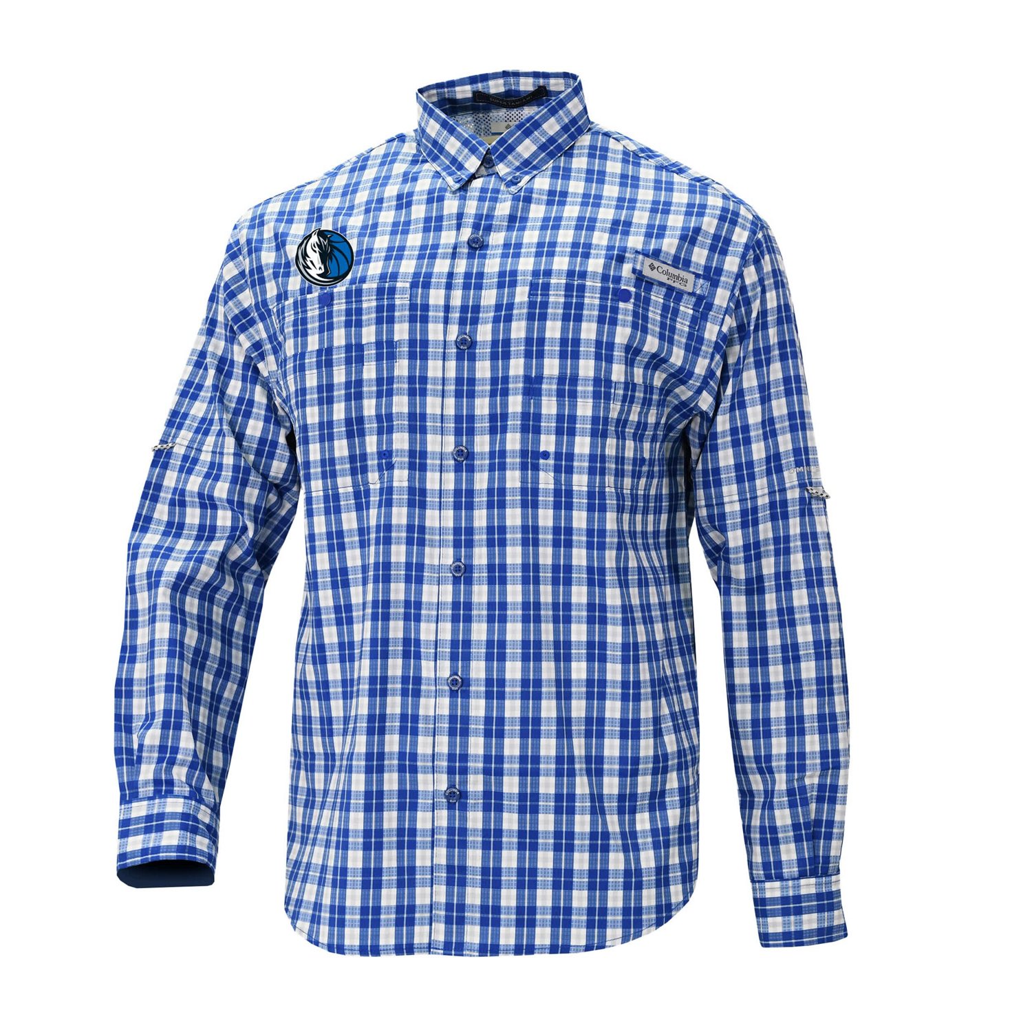 Columbia Dallas Mavericks Super Tamiami Long Sleeve Button-Up - view number 2