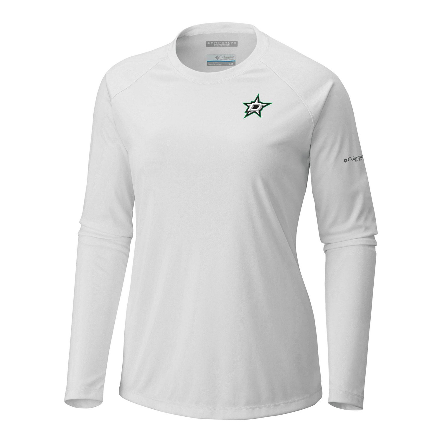 Columbia Dallas Stars Omni-Shade Tidal Tee II Raglan Long Sleeve T-Shirt                                                         - view number 2