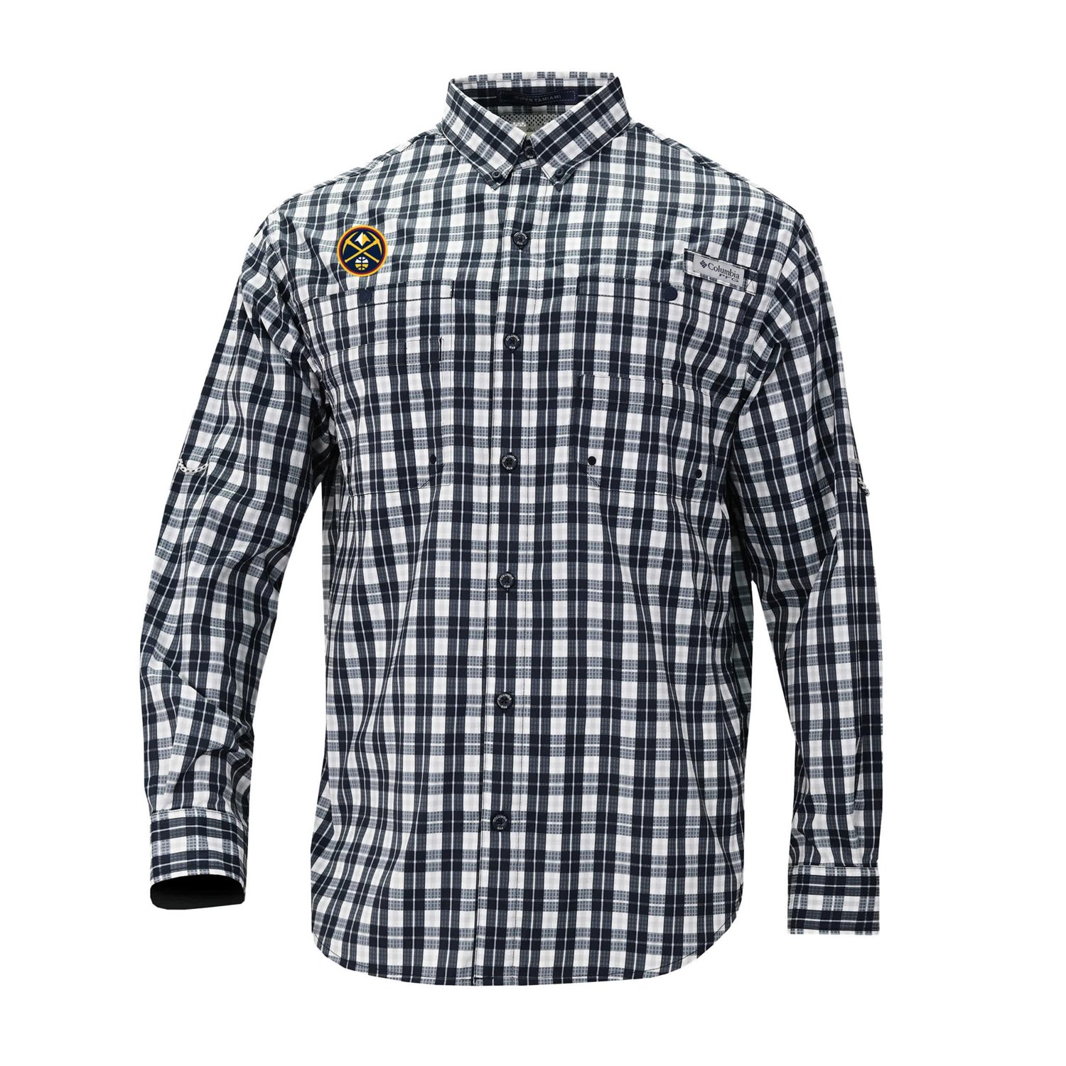 Columbia Denver Nuggets Super Tamiami Long Sleeve Button-Up