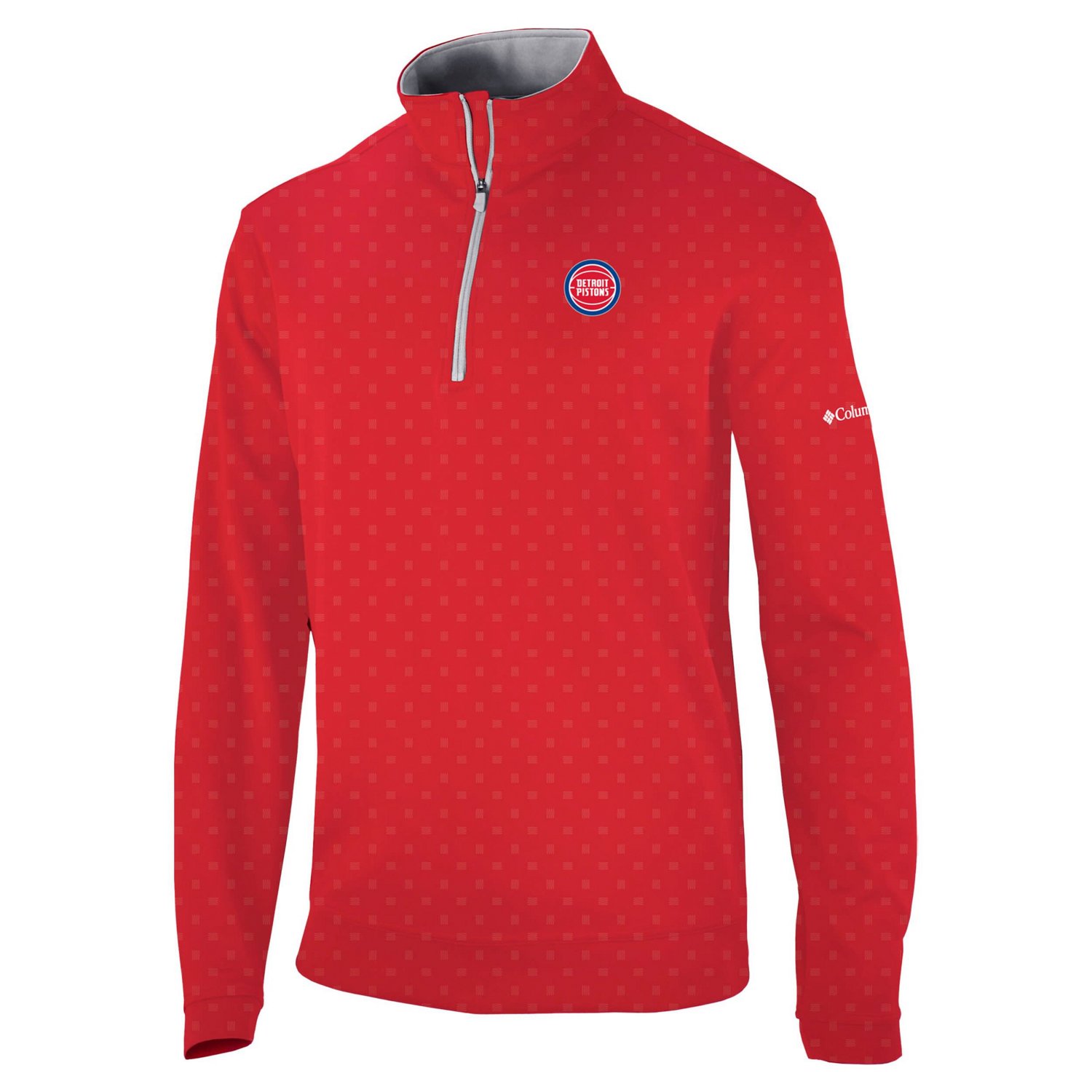 Columbia Detroit Pistons Omni-Wick Wickhams Hills Quarter-Zip Pullover Top