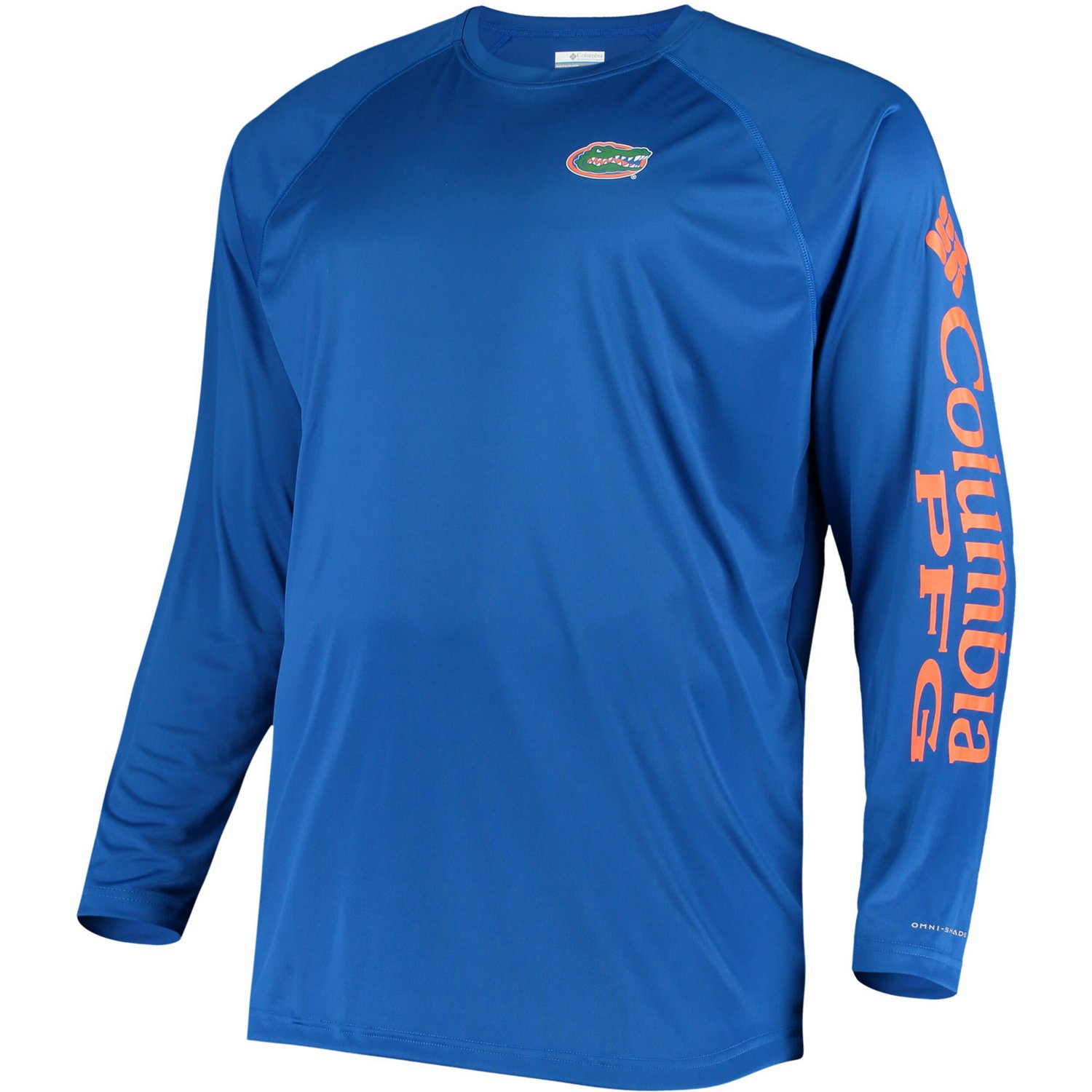 Columbia Florida Gators Big  Tall Terminal Tackle Long Sleeve Omni-Shade T-Shirt - view number 2