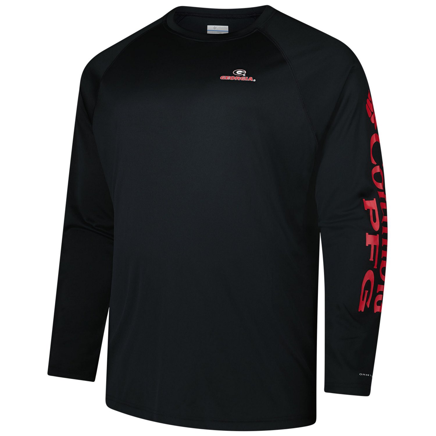 Columbia Georgia Bulldogs Big  Tall Terminal Tackle Omni-Shade Long Sleeve T-Shirt                                               - view number 2