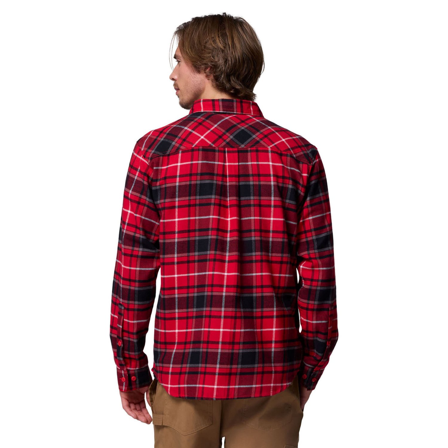 Columbia Georgia Bulldogs Flare Gun Omni-Wick Flannel Long Sleeve Button-Up Shirt - view number 2
