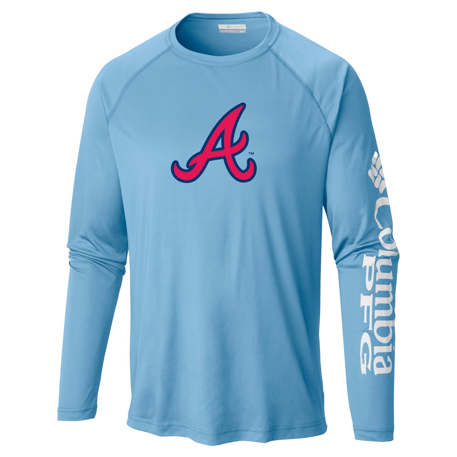 Columbia Light Atlanta Braves Terminal Tackle Long Sleeve T-Shirt - view number 2