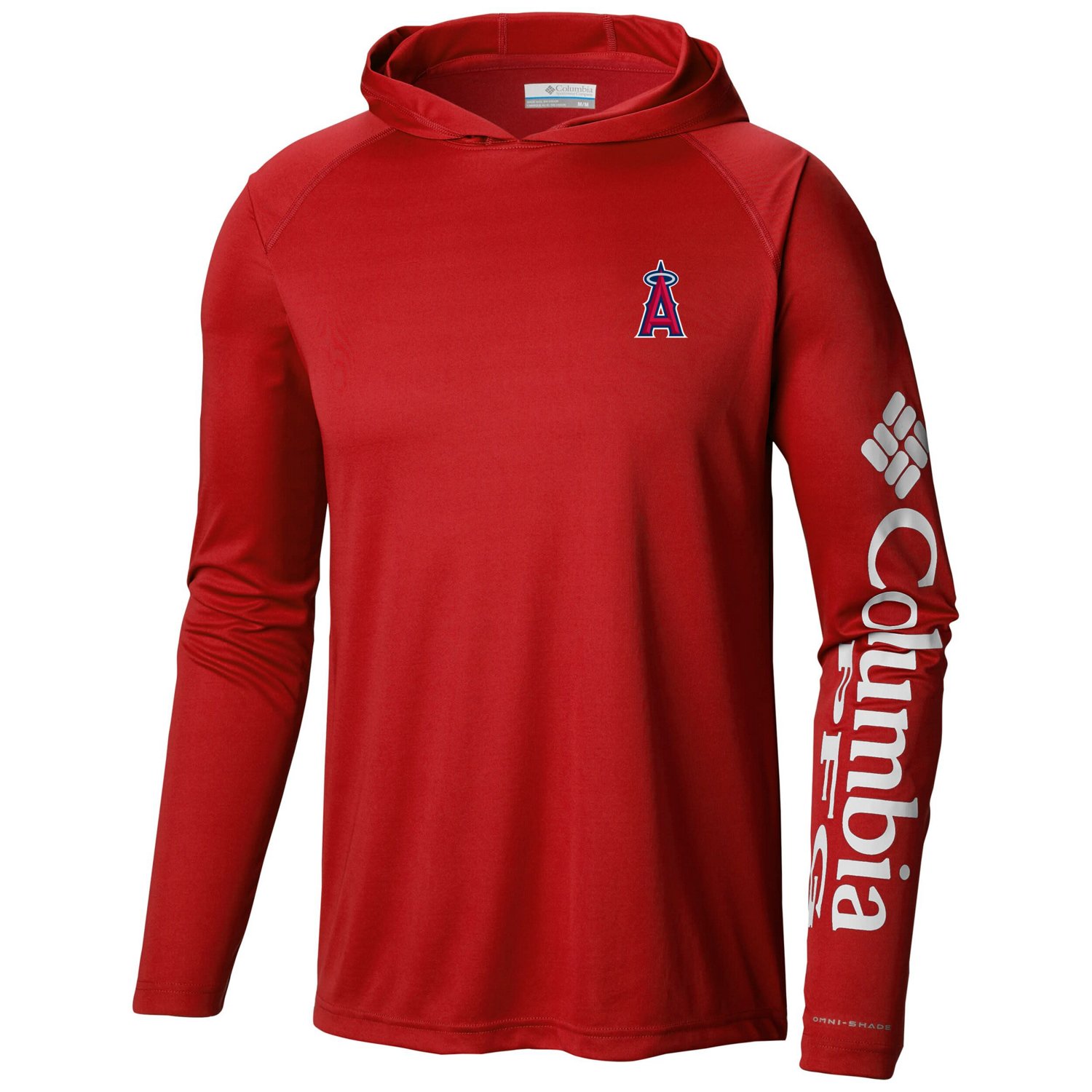 Columbia Los Angeles Angels Terminal Tackle Long Sleeve Hoodie T-Shirt - view number 2