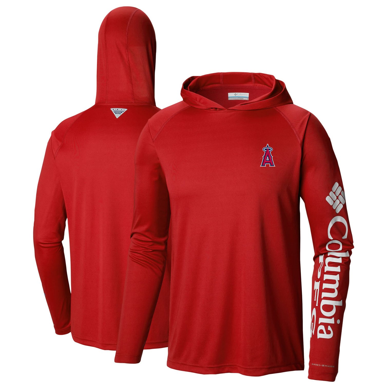 Columbia Los Angeles Angels Terminal Tackle Long Sleeve Hoodie T-Shirt