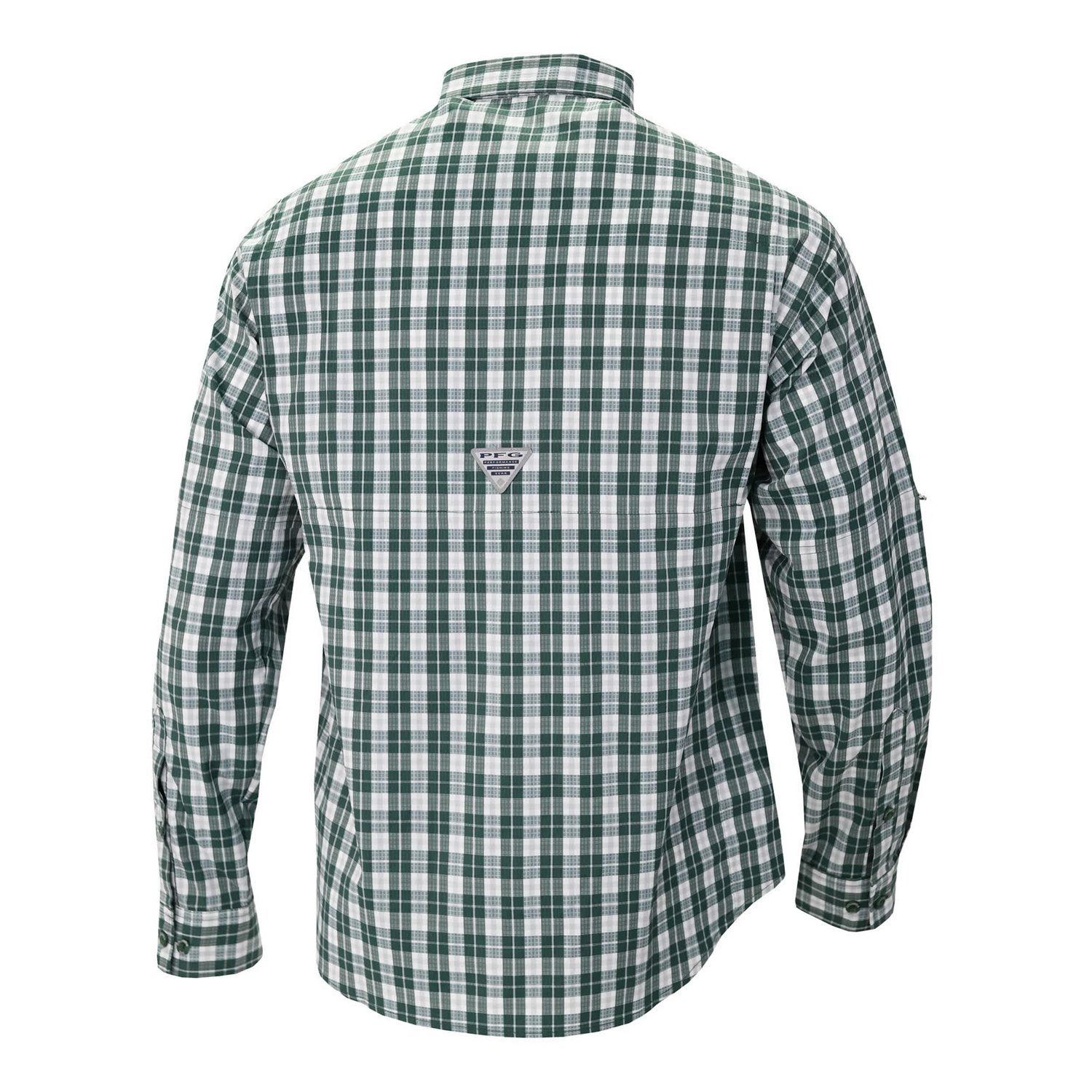Columbia Miami Hurricanes Super Tamiami Omni-Shade Long Sleeve Button-Down Shirt - view number 3