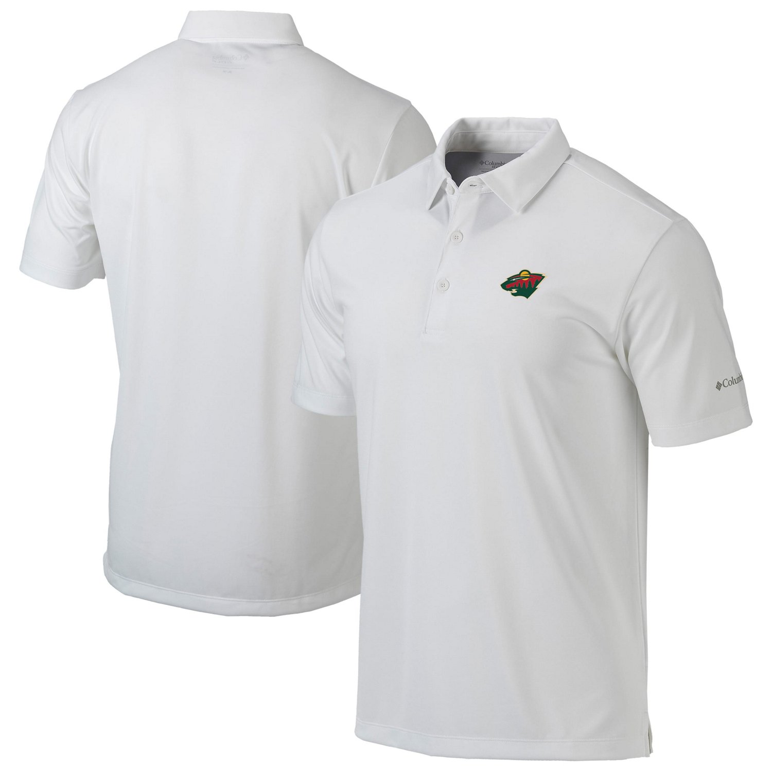 Columbia Minnesota Wild Drive Omni-Wick Polo