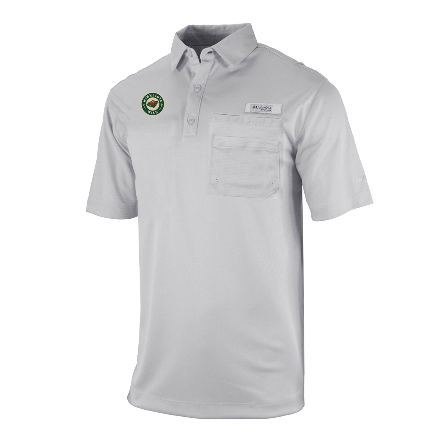 Columbia Minnesota Wild Flycaster Omni-Wick Pocket Polo - view number 2