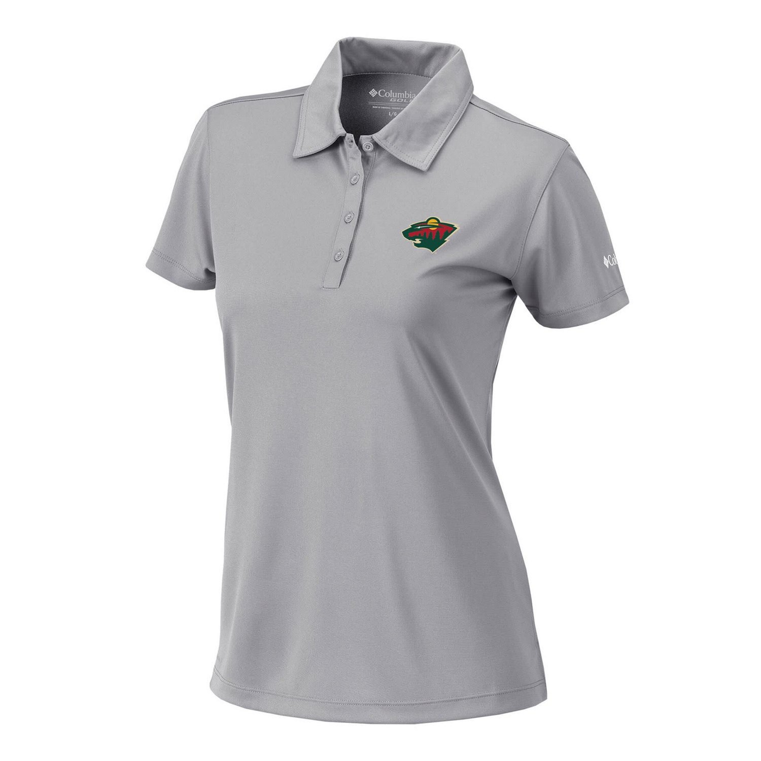Columbia Minnesota Wild Omni-Wick Birdie Polo                                                                                    - view number 2
